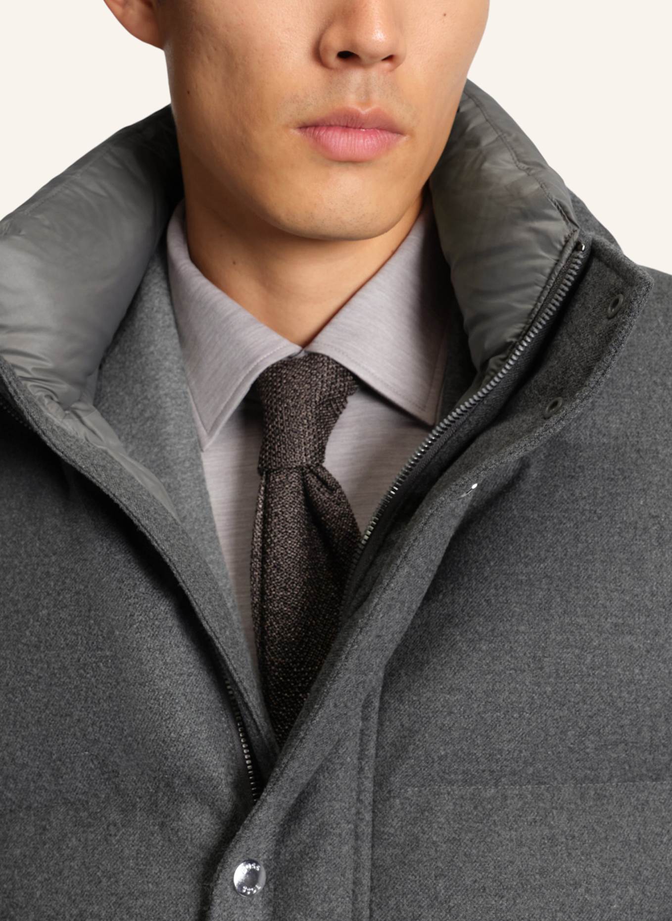 BOSS Daunenjacke P-DRADER: GRAU