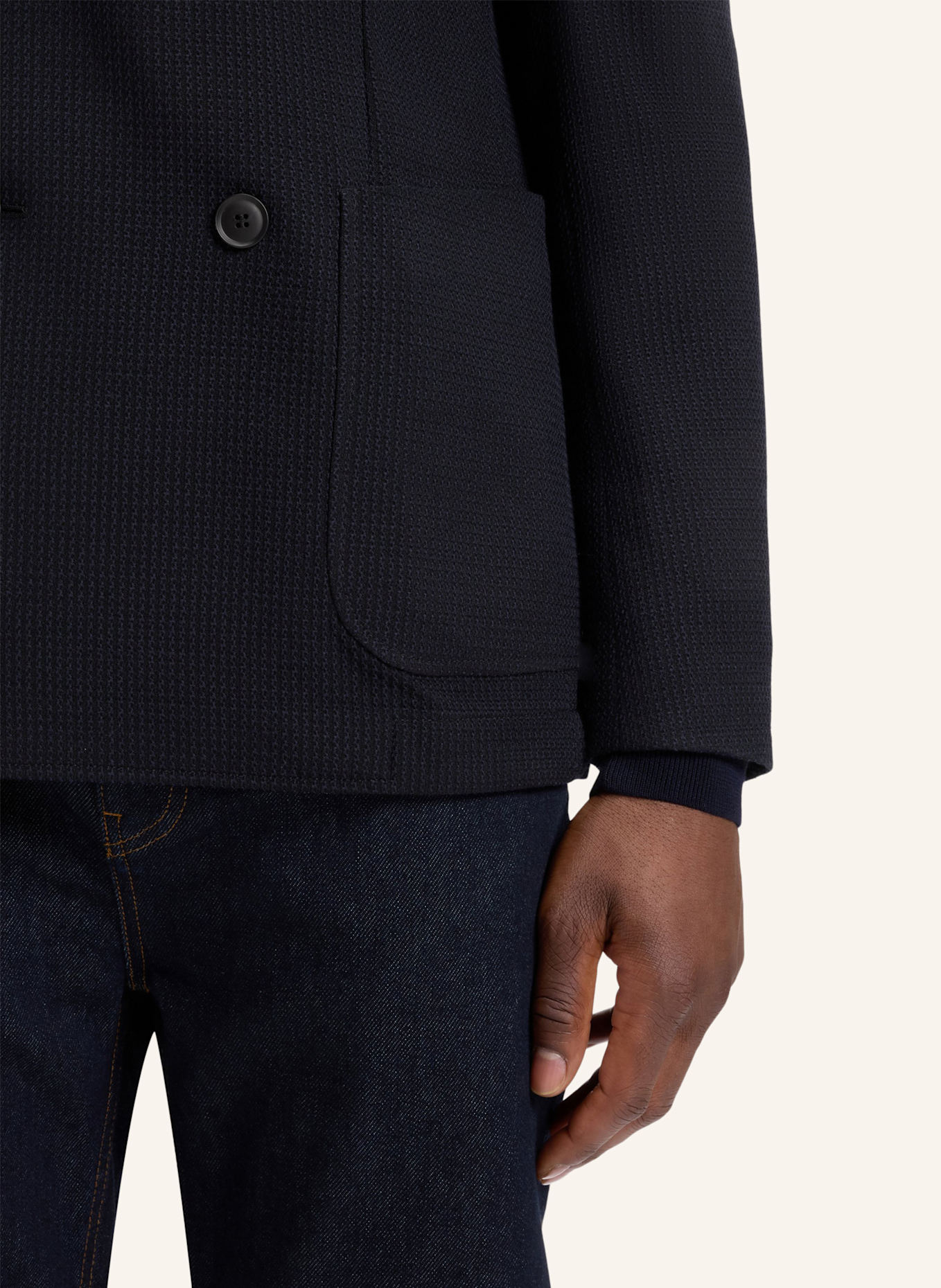 BOSS Blazer C-HANRY-DB-254 Slim Fit: DUNKELBLAU