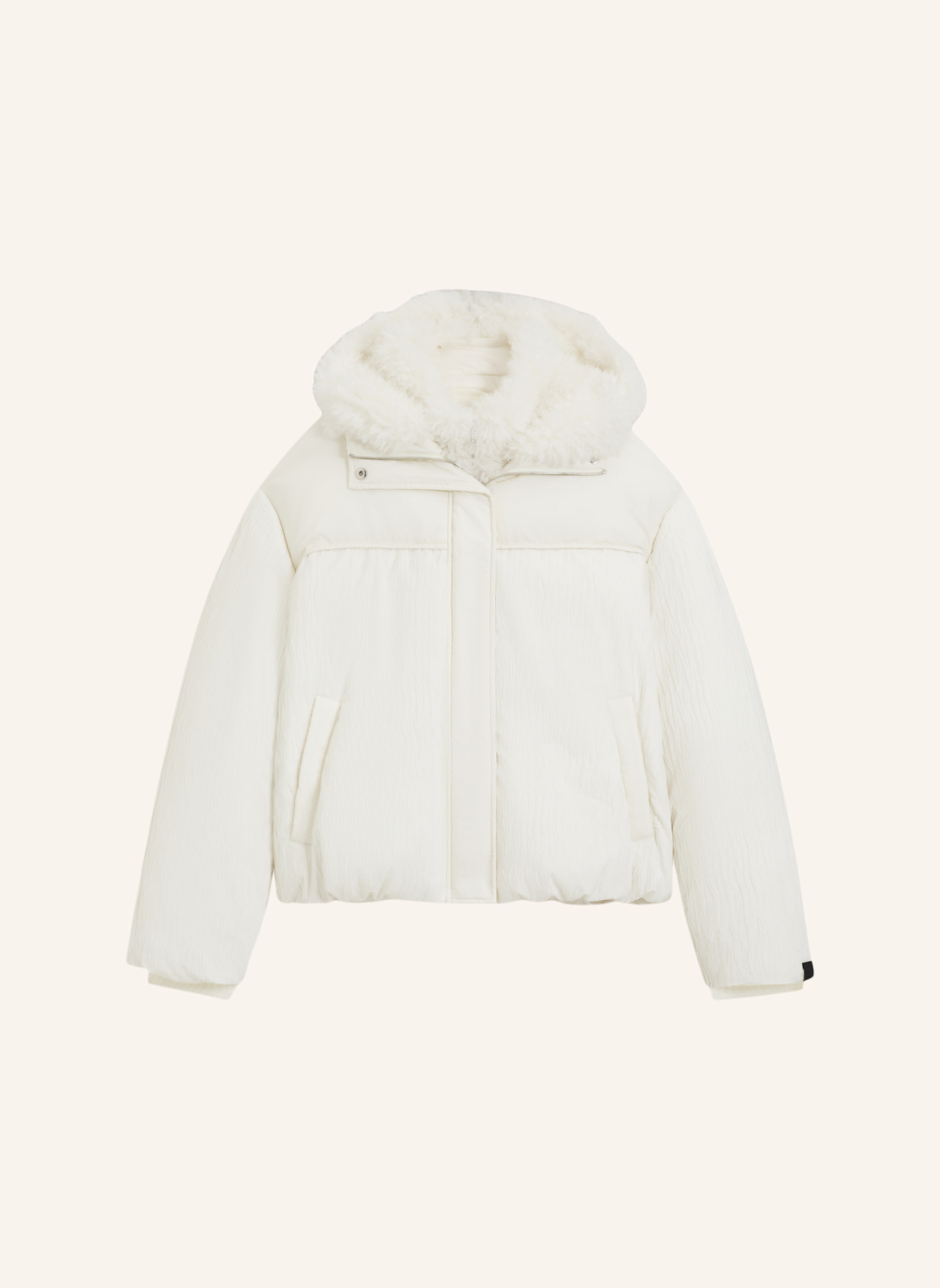 BOSS Casual Jacke PEXIA Regular Fit: WEISS