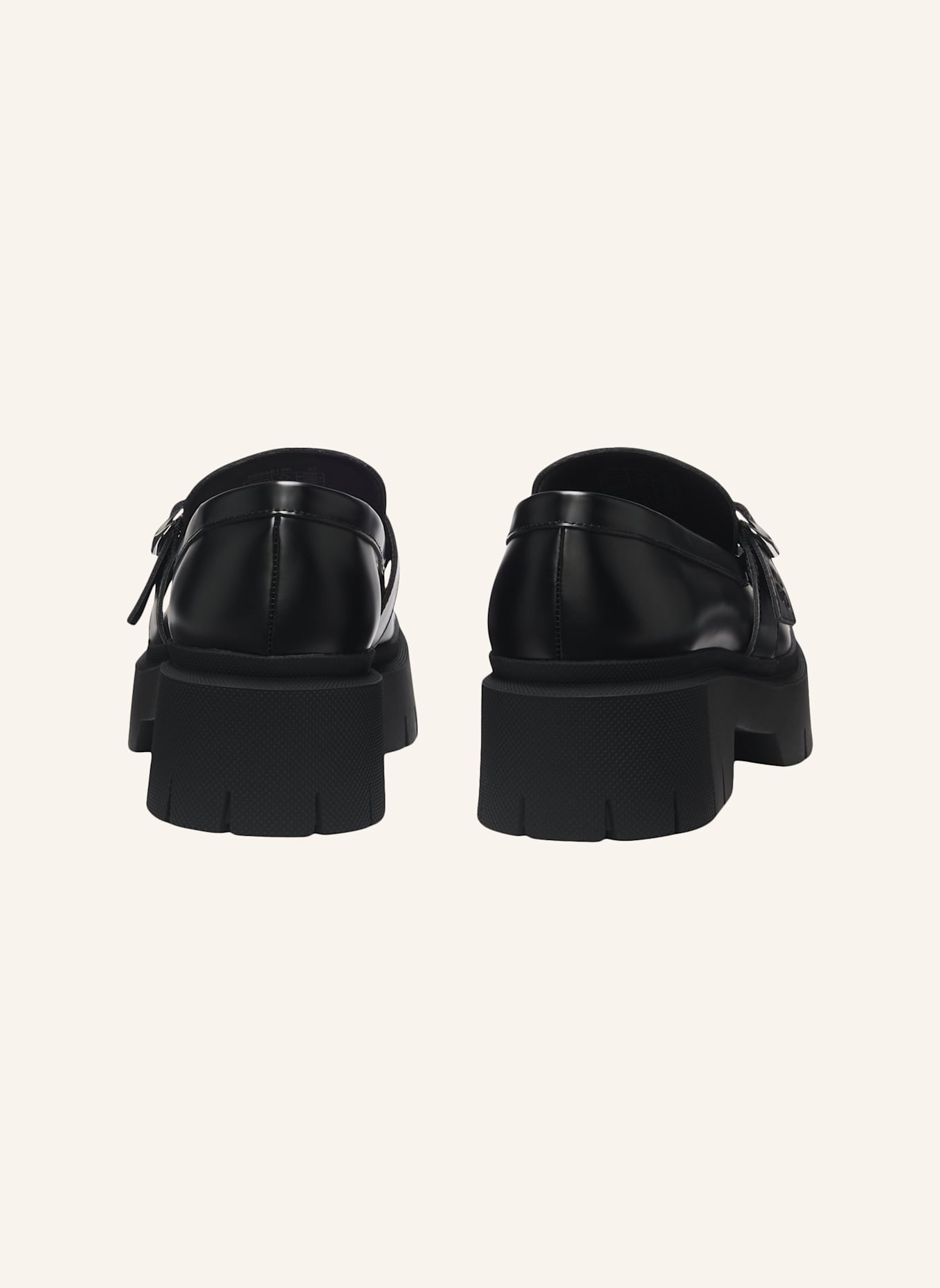 HUGO Flacher Schuh KRIS_NEWLOAFER_BROM: SCHWARZ