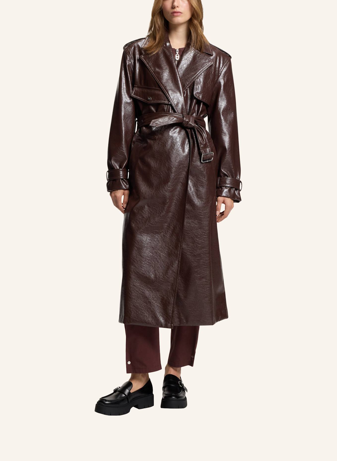 HUGO Flacher Schuh KRIS_NEWLOAFER_BROM: SCHWARZ