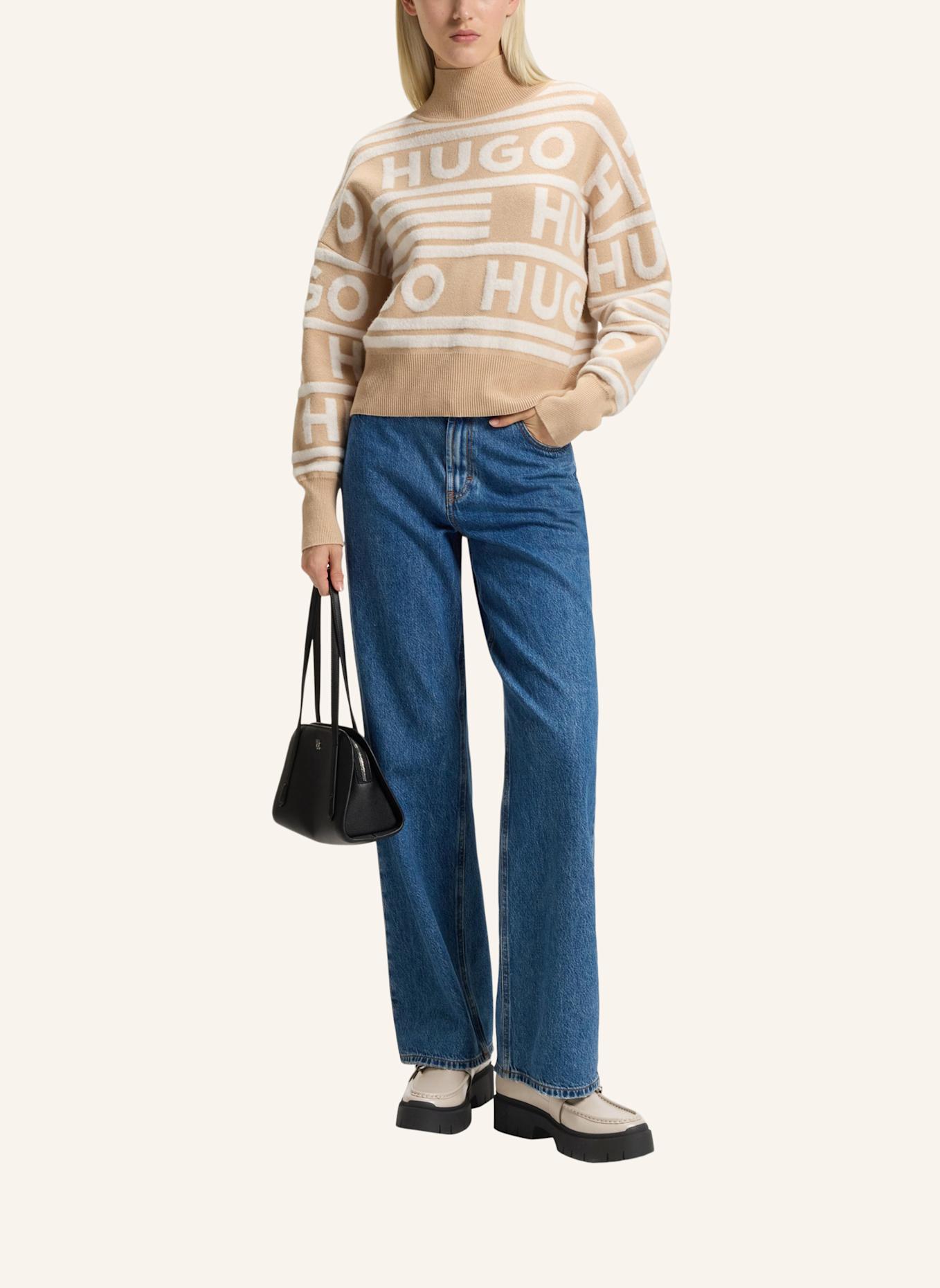 HUGO Flacher Schuh KRIS_NEWLOAFER_BROM: BEIGE