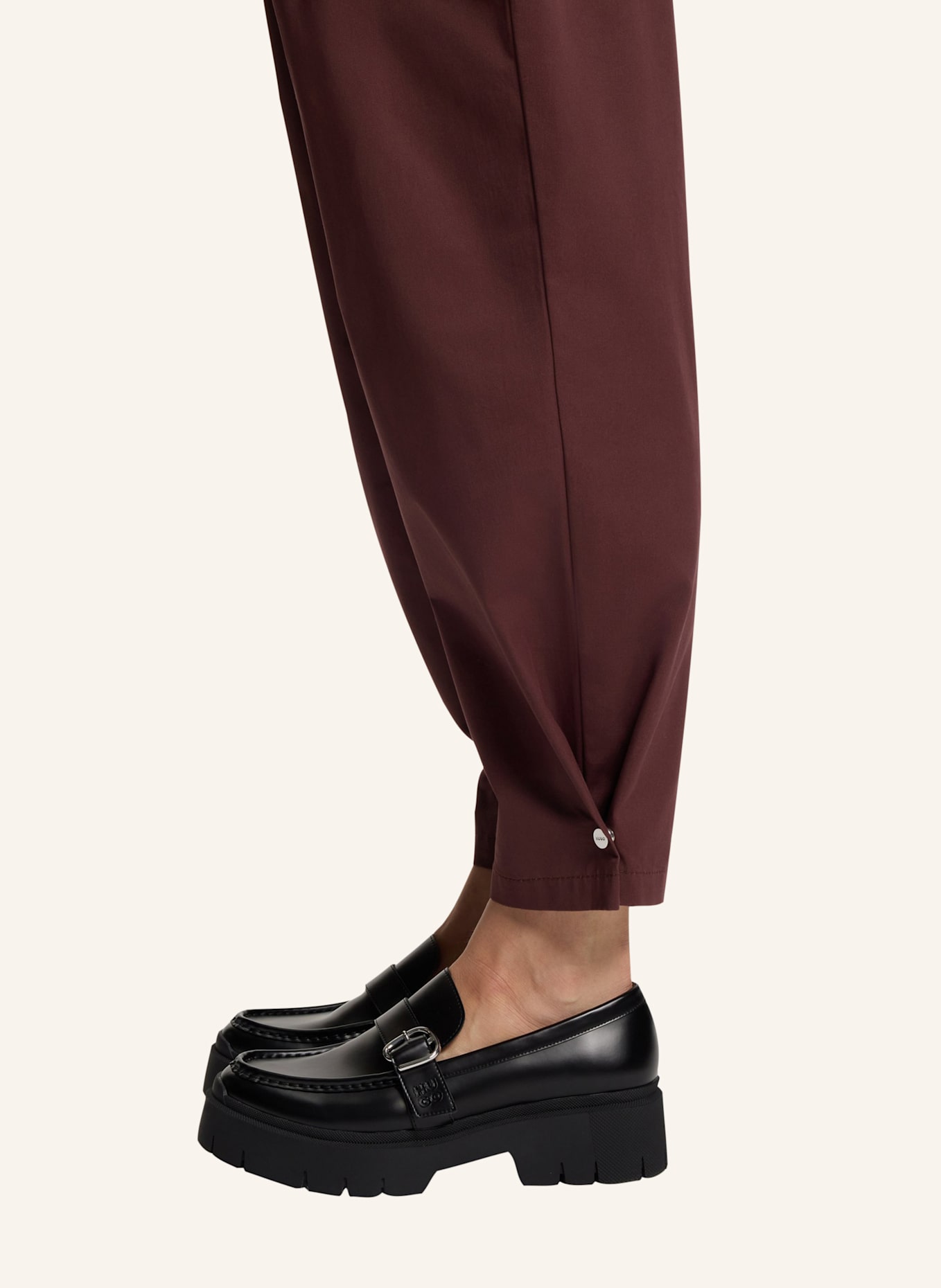 HUGO Flacher Schuh KRIS_NEWLOAFER_BROM: SCHWARZ