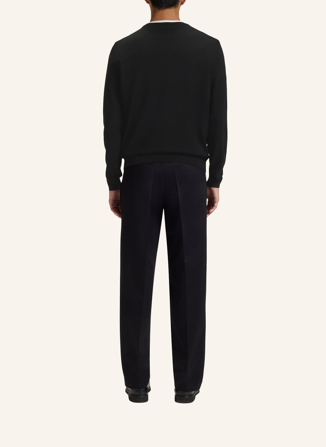 BOSS Pullover BARAM-L Regular Fit: SCHWARZ