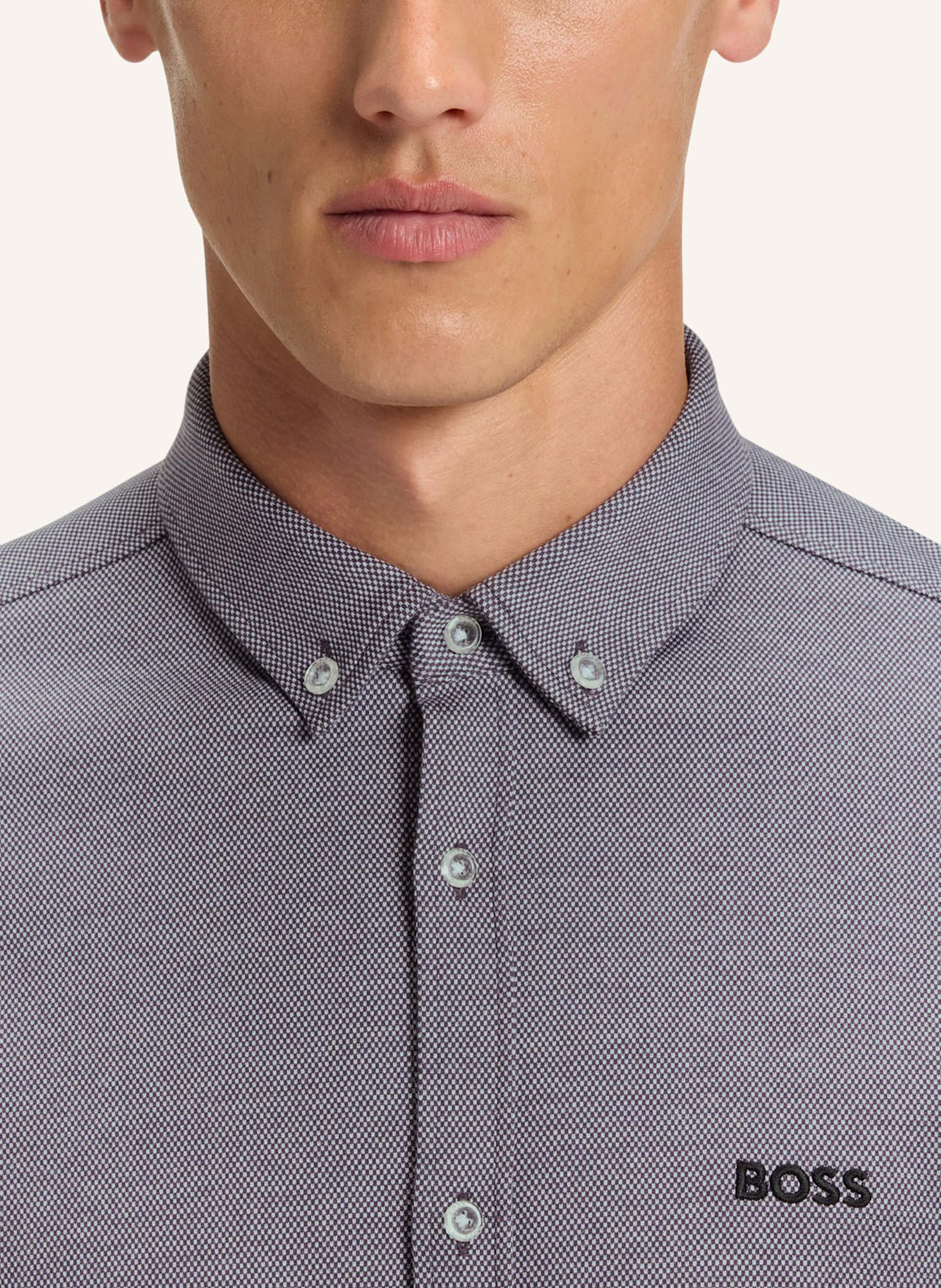 BOSS Casual Hemd B_MOTION L Regular Fit: LILA