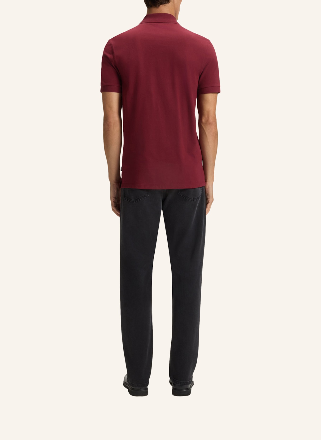 BOSS Poloshirt PALLAS Regular Fit: DUNKELROT