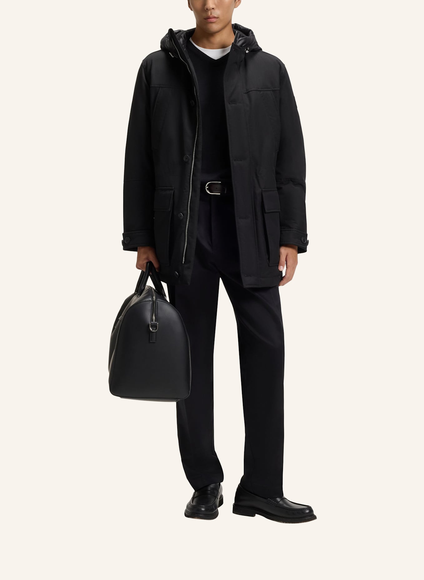 BOSS Daunenjacke H-DETONI: SCHWARZ