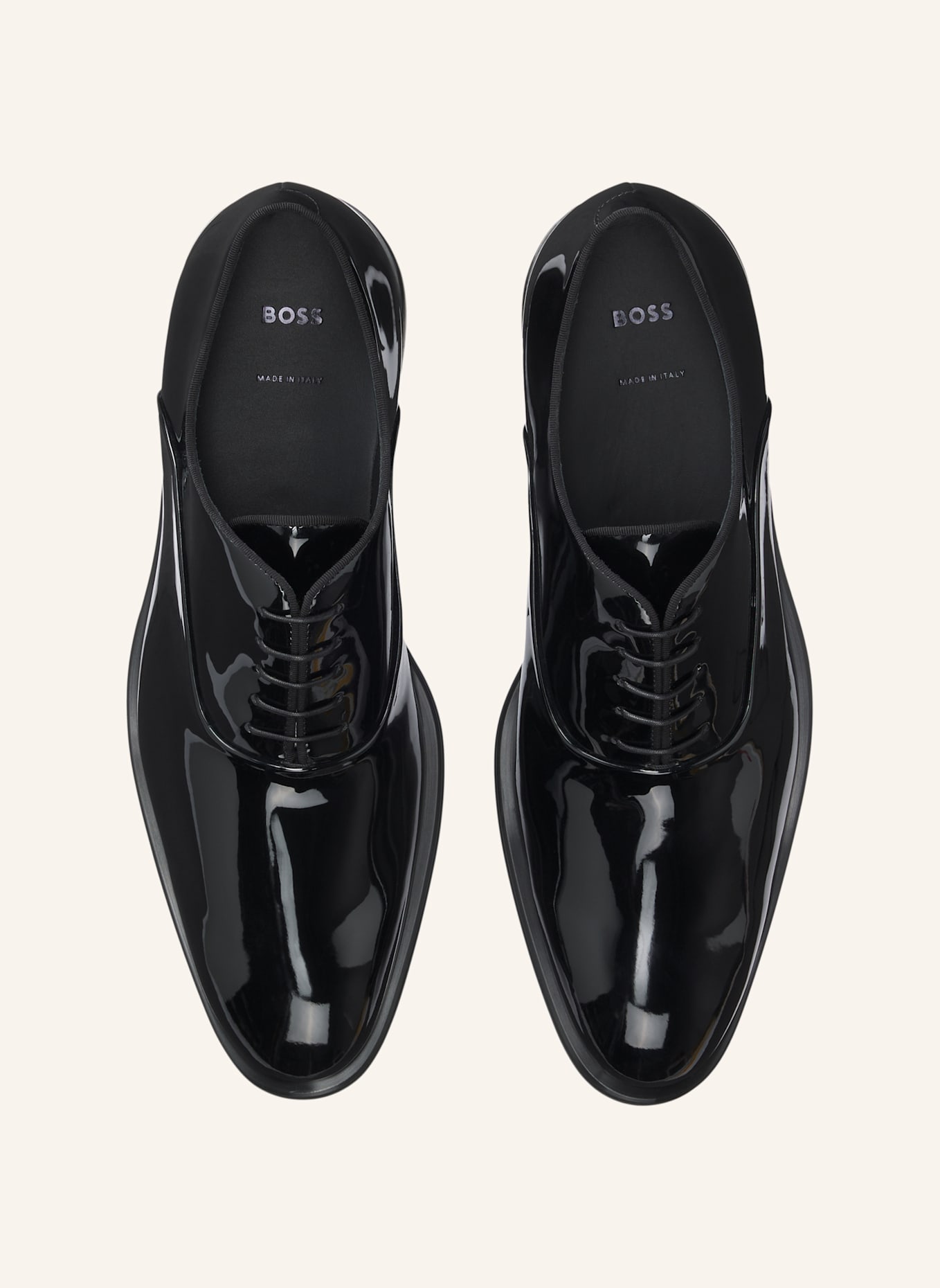 BOSS Business-Schnürschuh DERREK_OXFR_PAGG: SCHWARZ