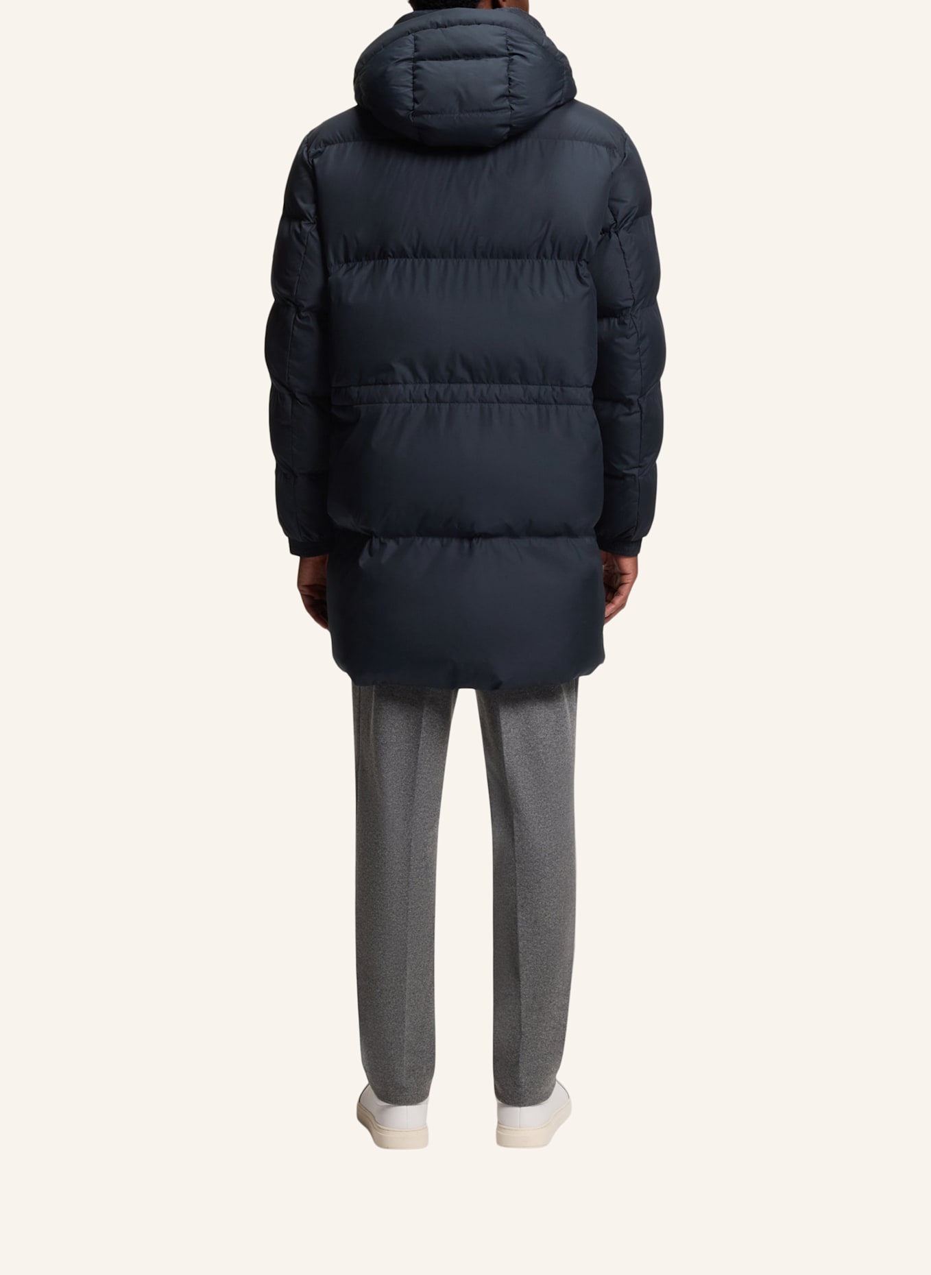 BOSS Casual Jacke H-CONDOLO2_IN Regular Fit: DUNKELBLAU