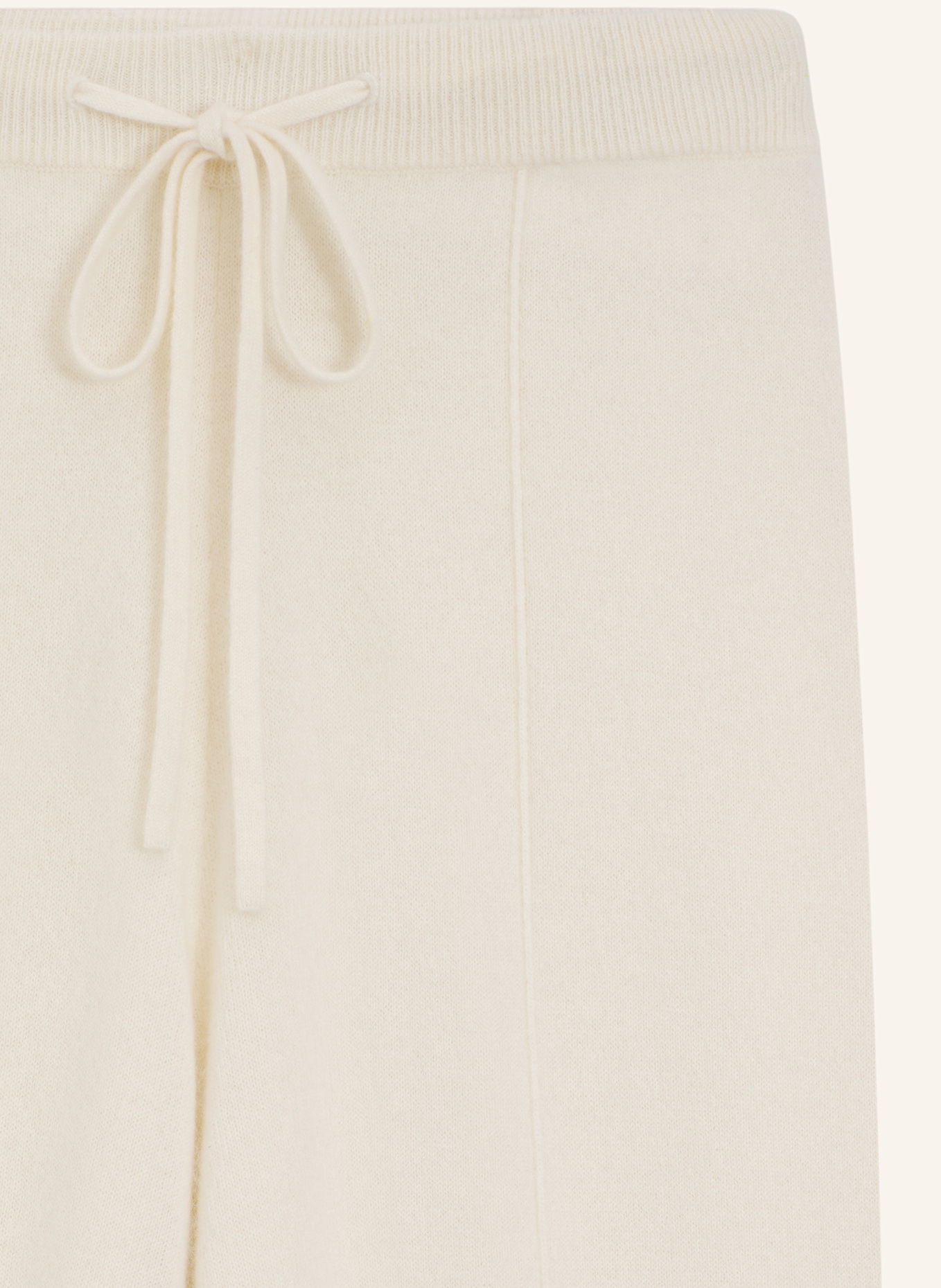 BOSS Strickhose FALINDANA aus Cashmere: WEISS