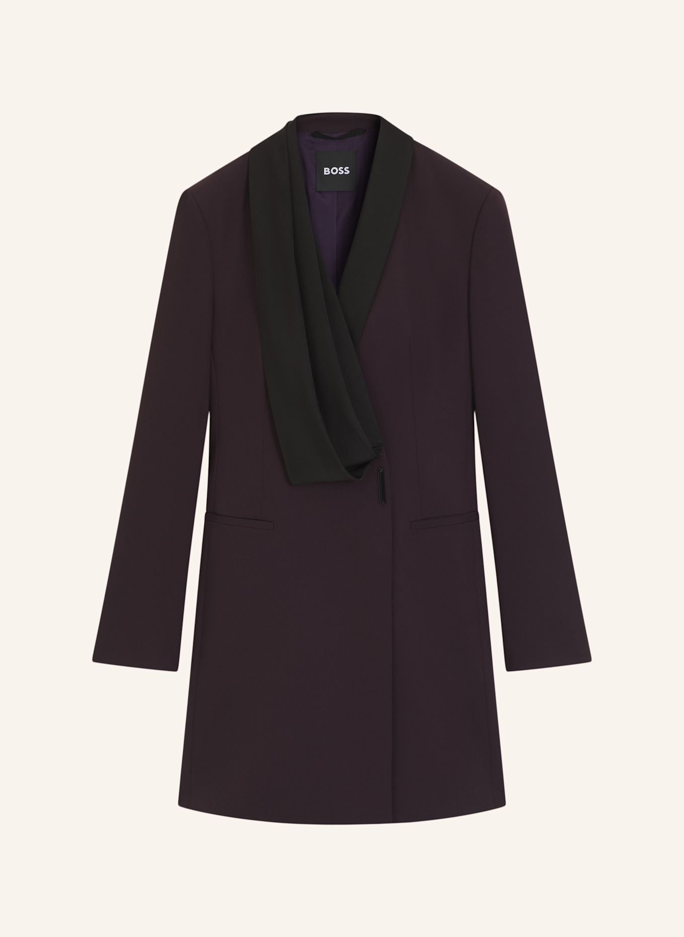 BOSS Business Kleid DANJANA Regular Fit: DUNKELLILA