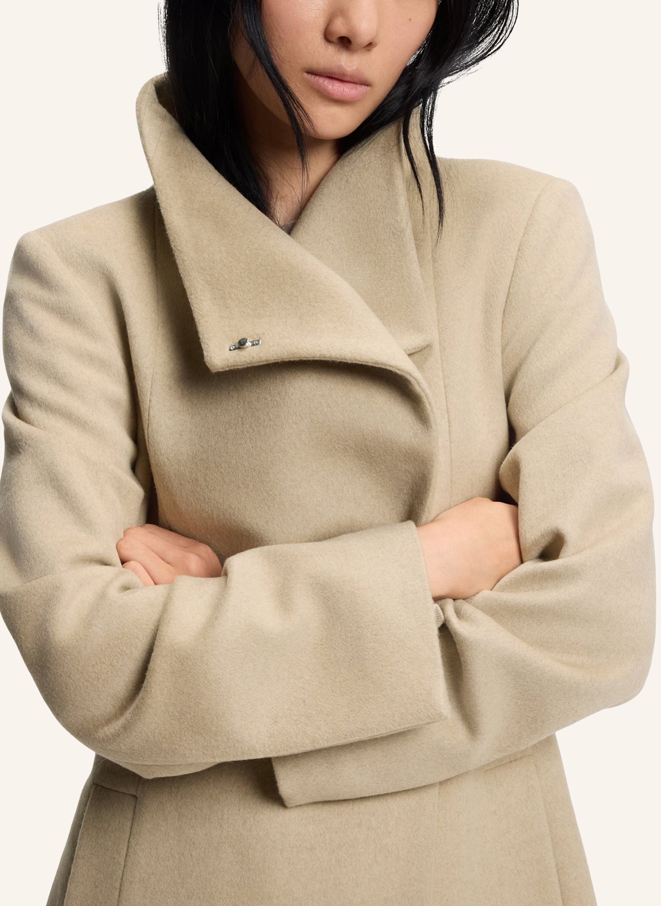 BOSS Wollmantel CALEGAN: BEIGE