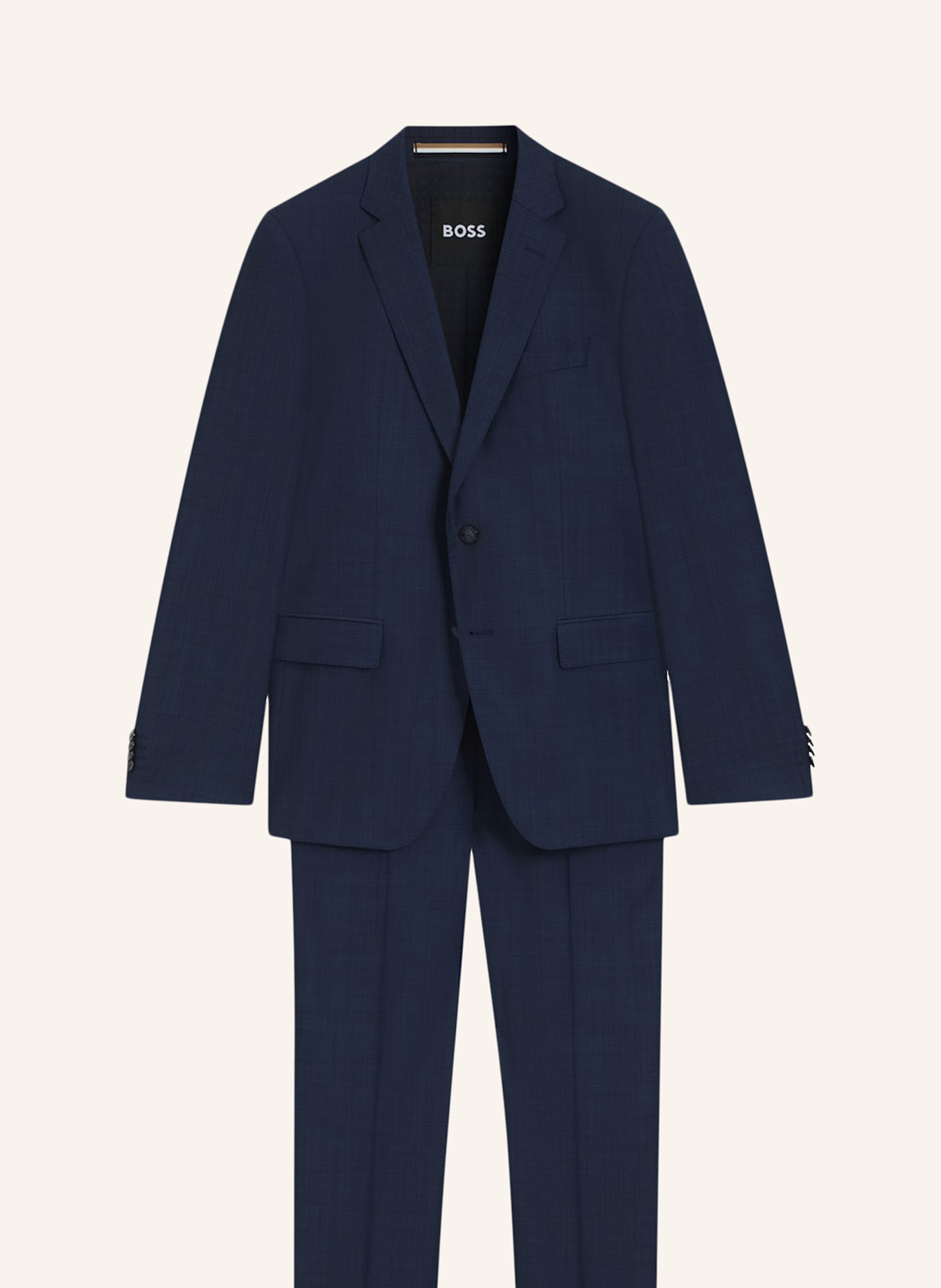 BOSS Business Anzug H-HUGE-2PCS-224 Slim Fit: HELLBLAU