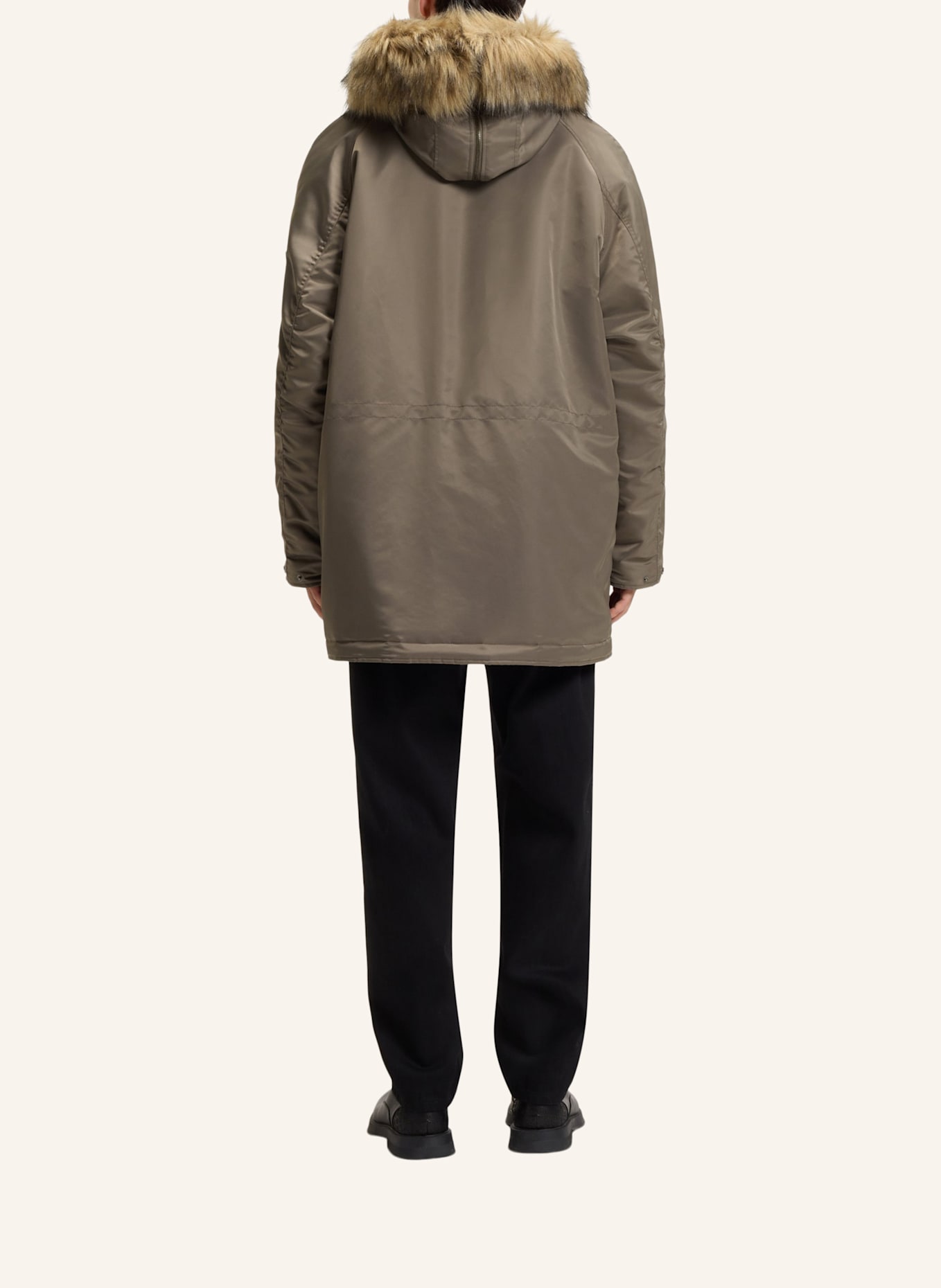 HUGO Casual Mantel MAKARO2541 Regular Fit: GRAU