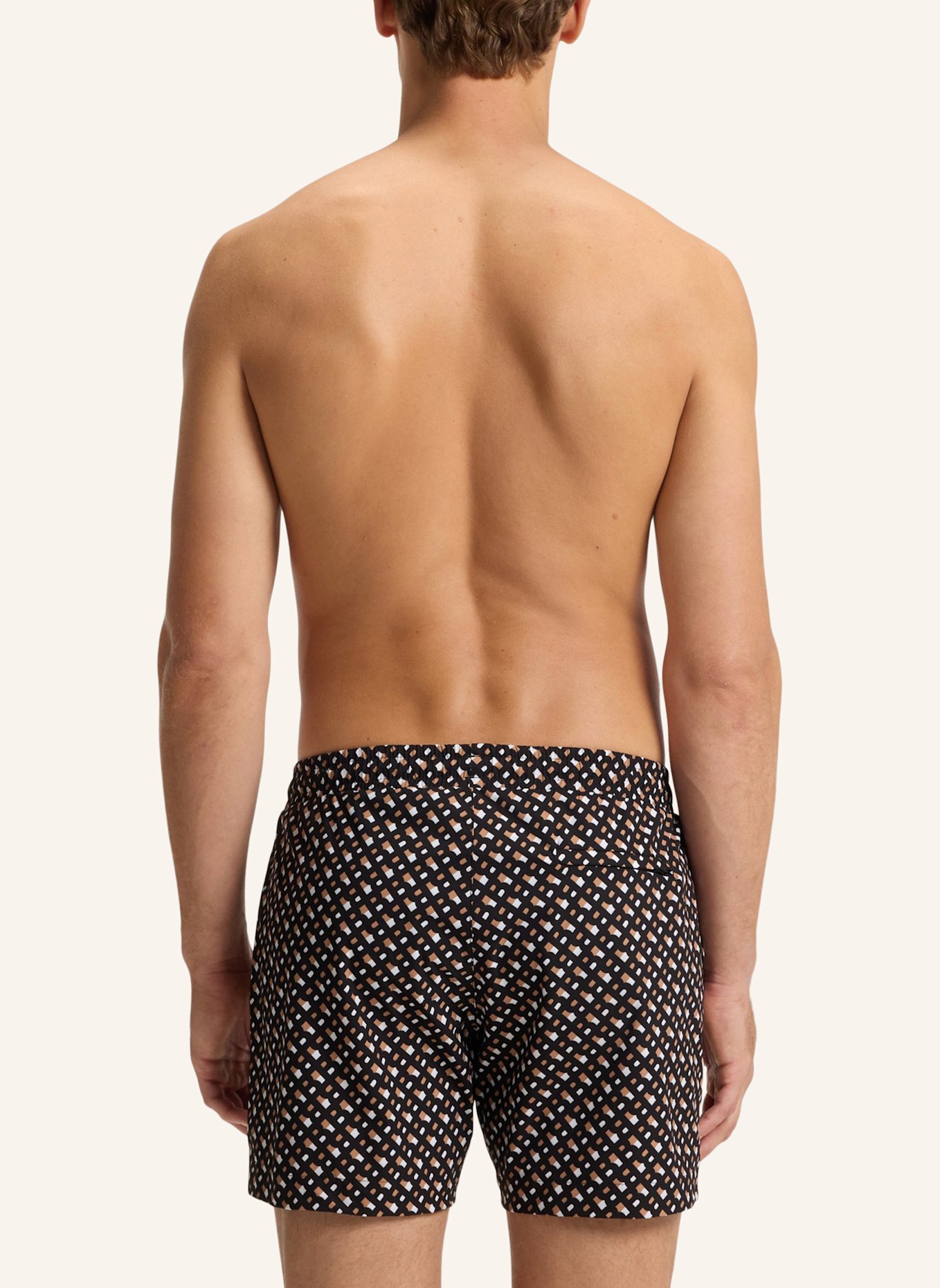 BOSS Badeshort MANU NEW: SCHWARZ