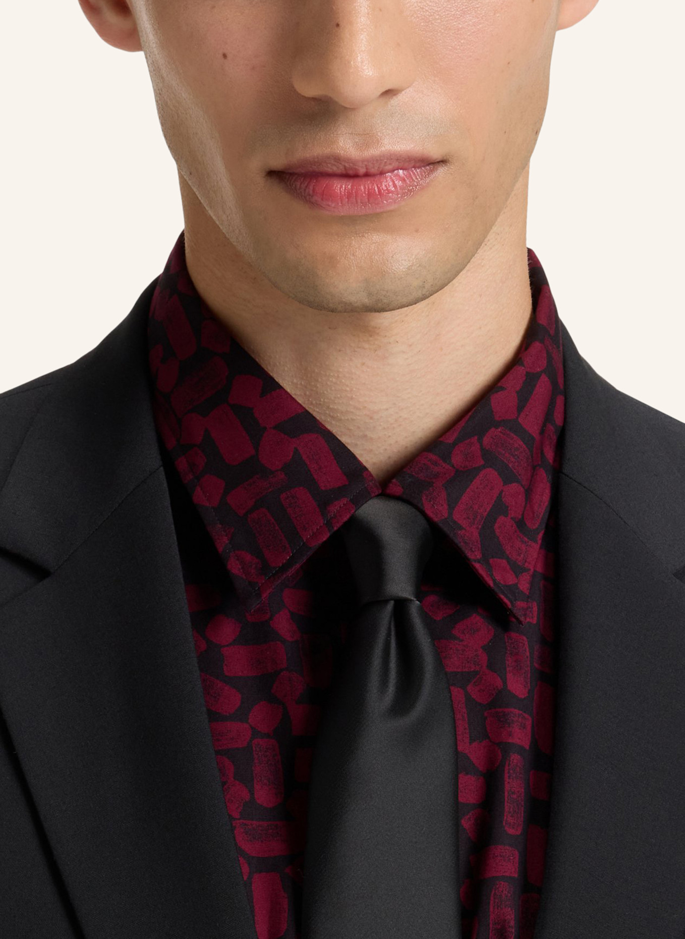 HUGO Business Anzug HENRY/GETLIN231X Slim Fit: SCHWARZ