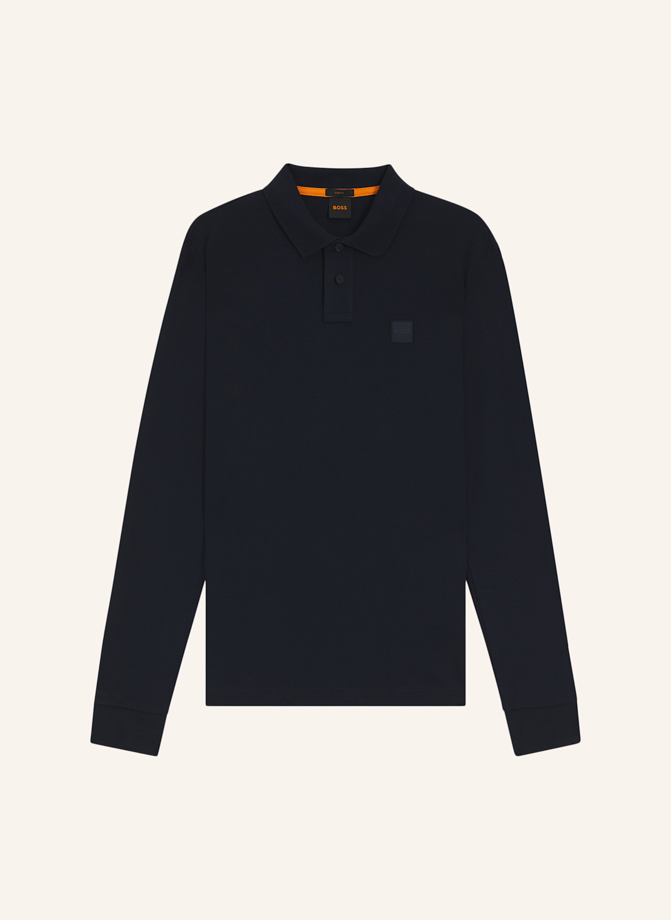 BOSS Piqué-Poloshirt PASSERBY Slim Fit: DUNKELBLAU