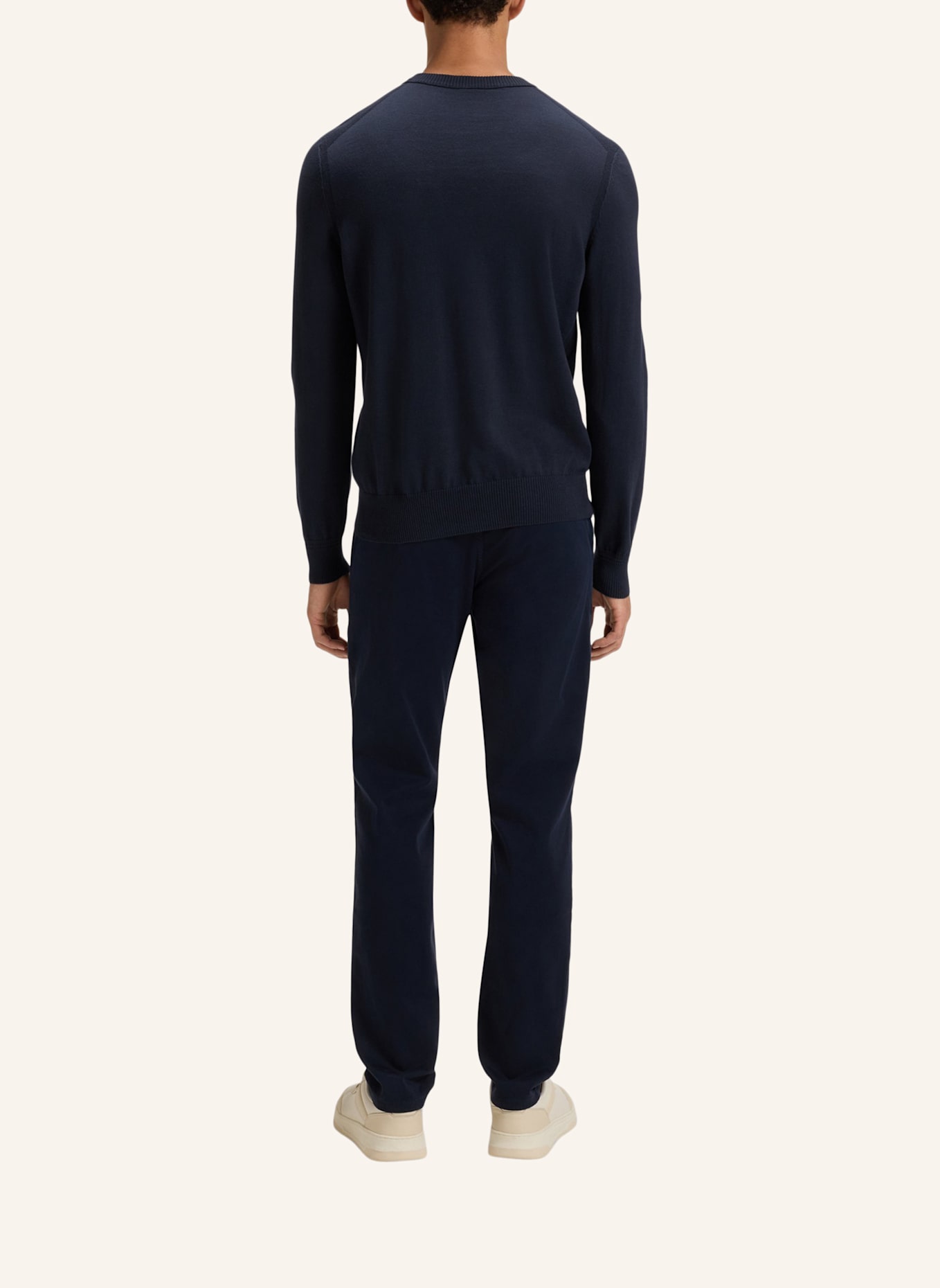 BOSS Pullover ASAC_C Regular Fit: DUNKELBLAU