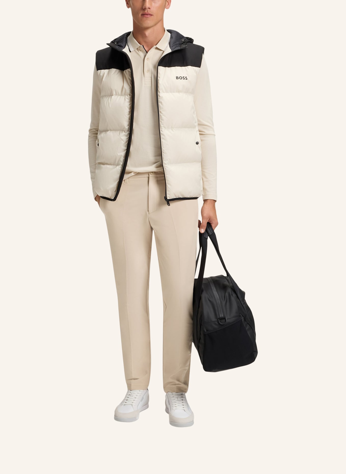 BOSS Casual Hose T_COMMUTER-SLIM Slim Fit: BEIGE