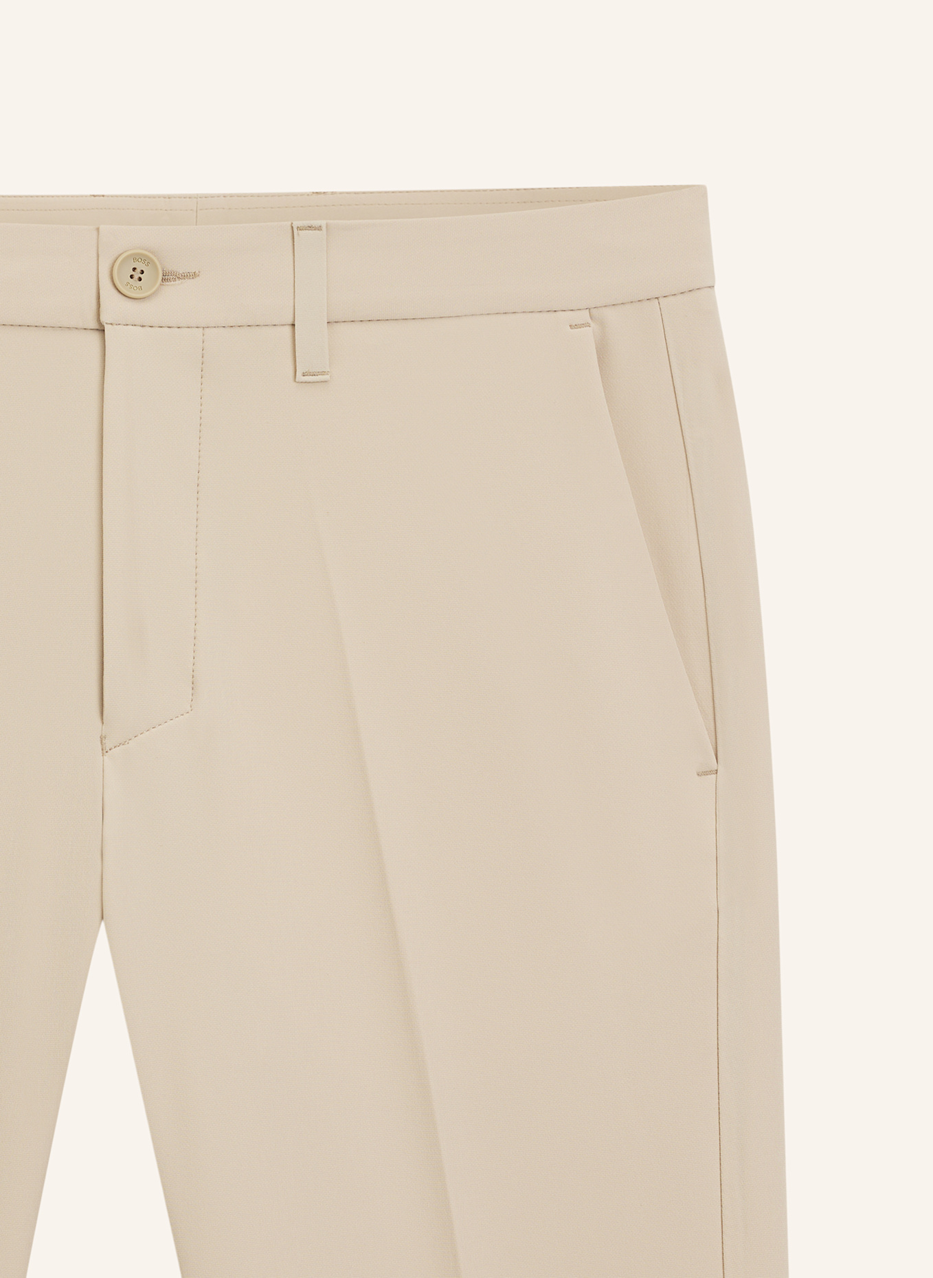 BOSS Casual Hose T_COMMUTER-SLIM Slim Fit: BEIGE