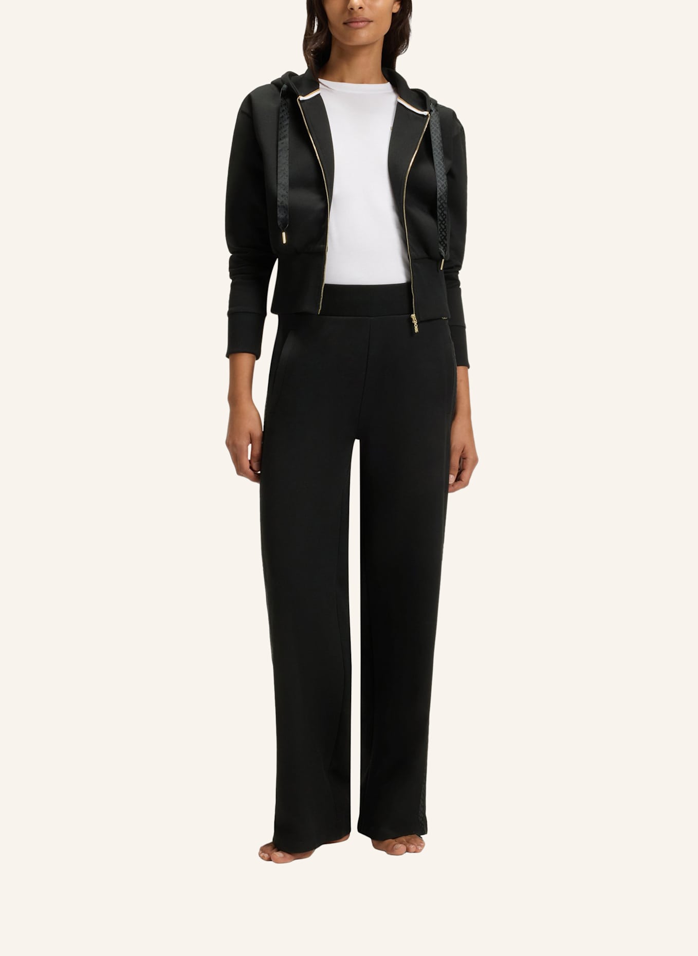 BOSS Loungewear Unterteil B TEXTURE_PANTS: SCHWARZ