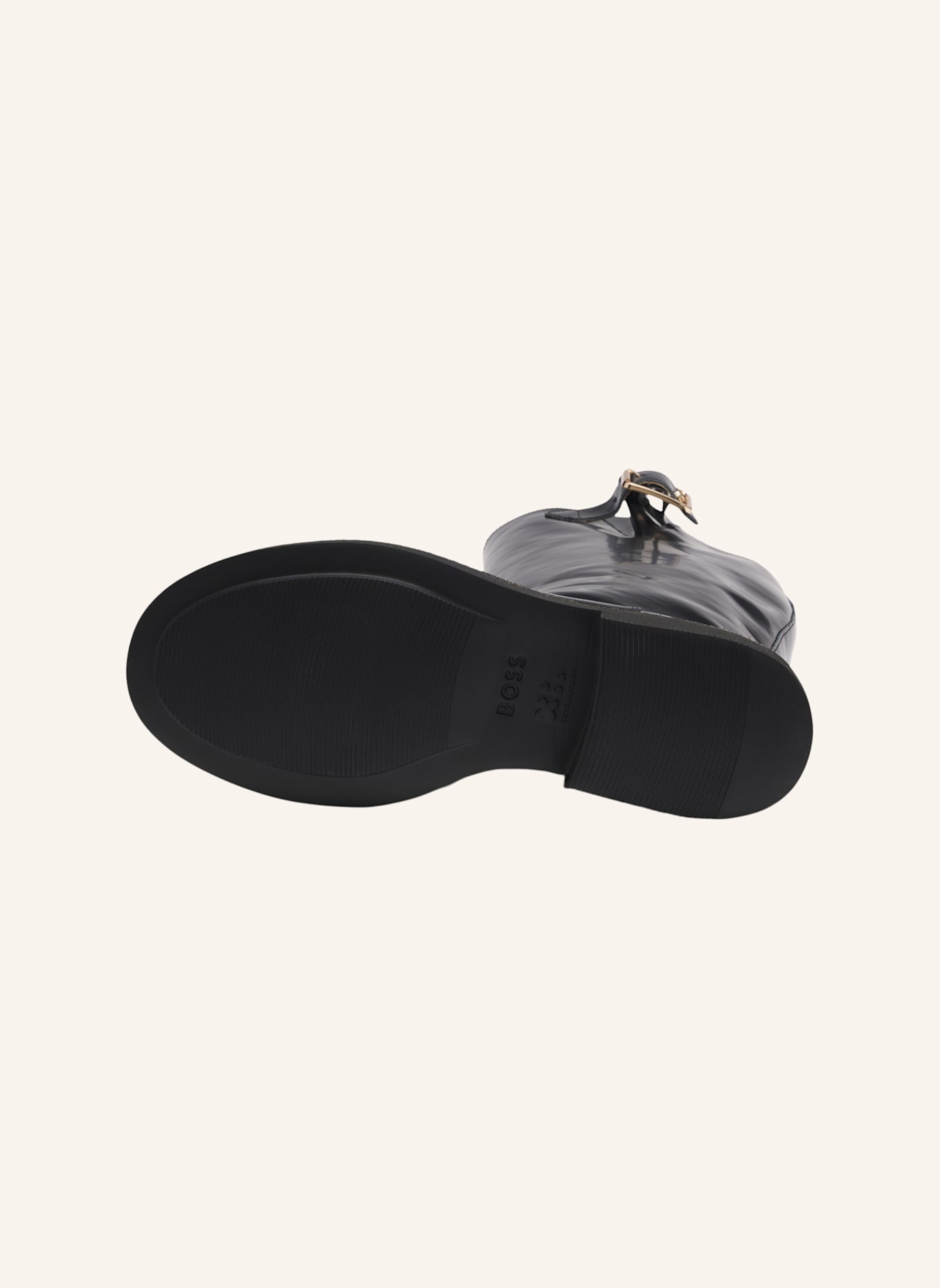 BOSS Stiefel ELERI_BOOT_BOBK: SCHWARZ