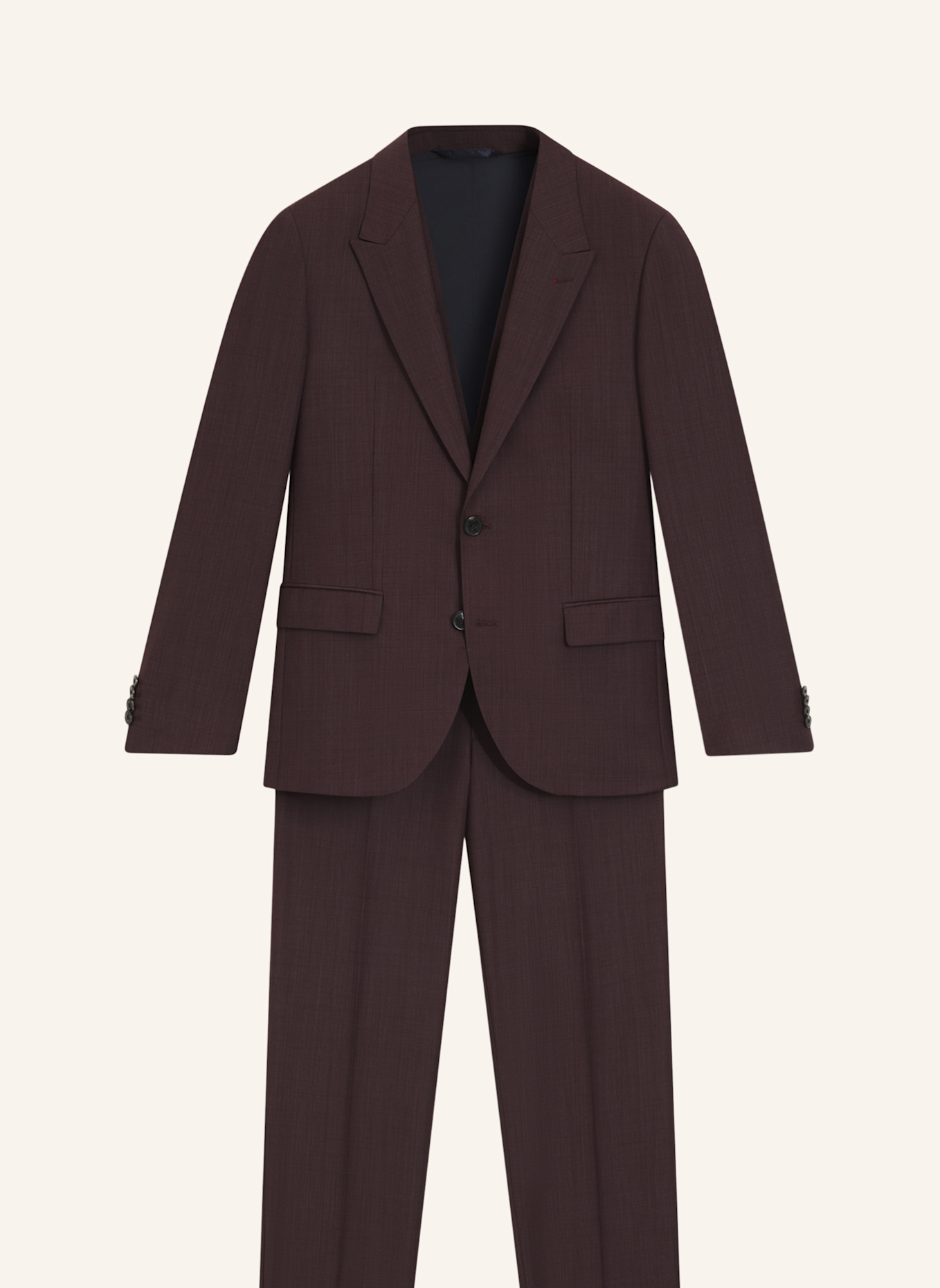 HUGO Business Anzug HENRY/GETLIN242V2X Slim Fit: DUNKELROT