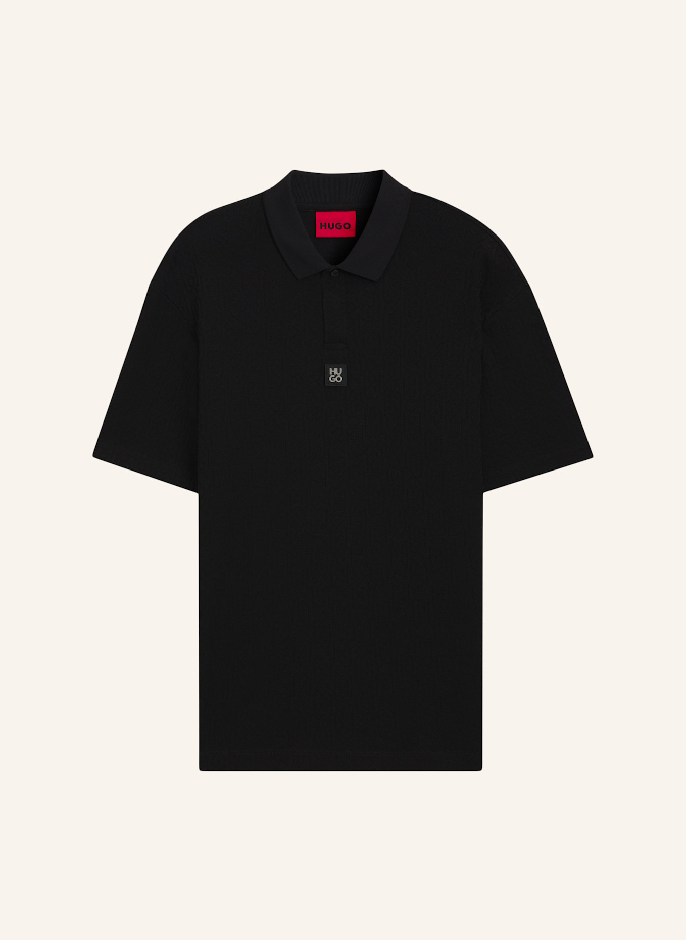 HUGO Poloshirt DALLOVO Relaxed Fit: SCHWARZ