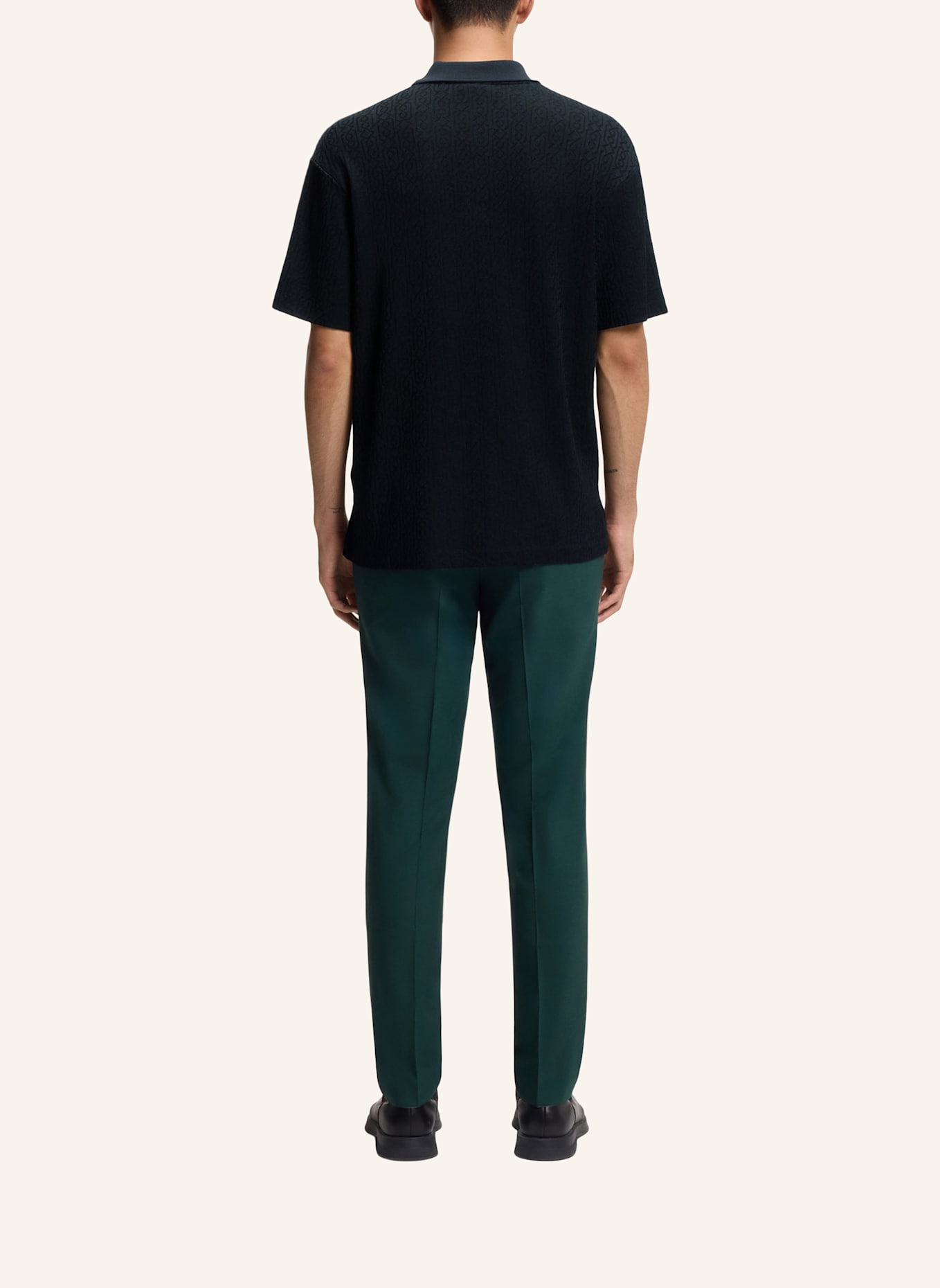 HUGO Poloshirt DALLOVO Relaxed Fit: SCHWARZ