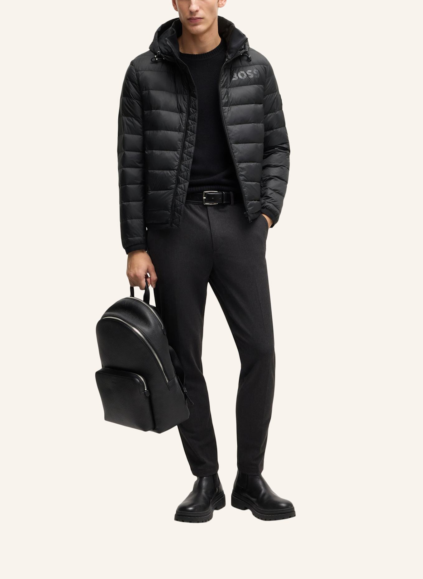 BOSS Casual Jacke DAWOOD1_IN Regular Fit: SCHWARZ