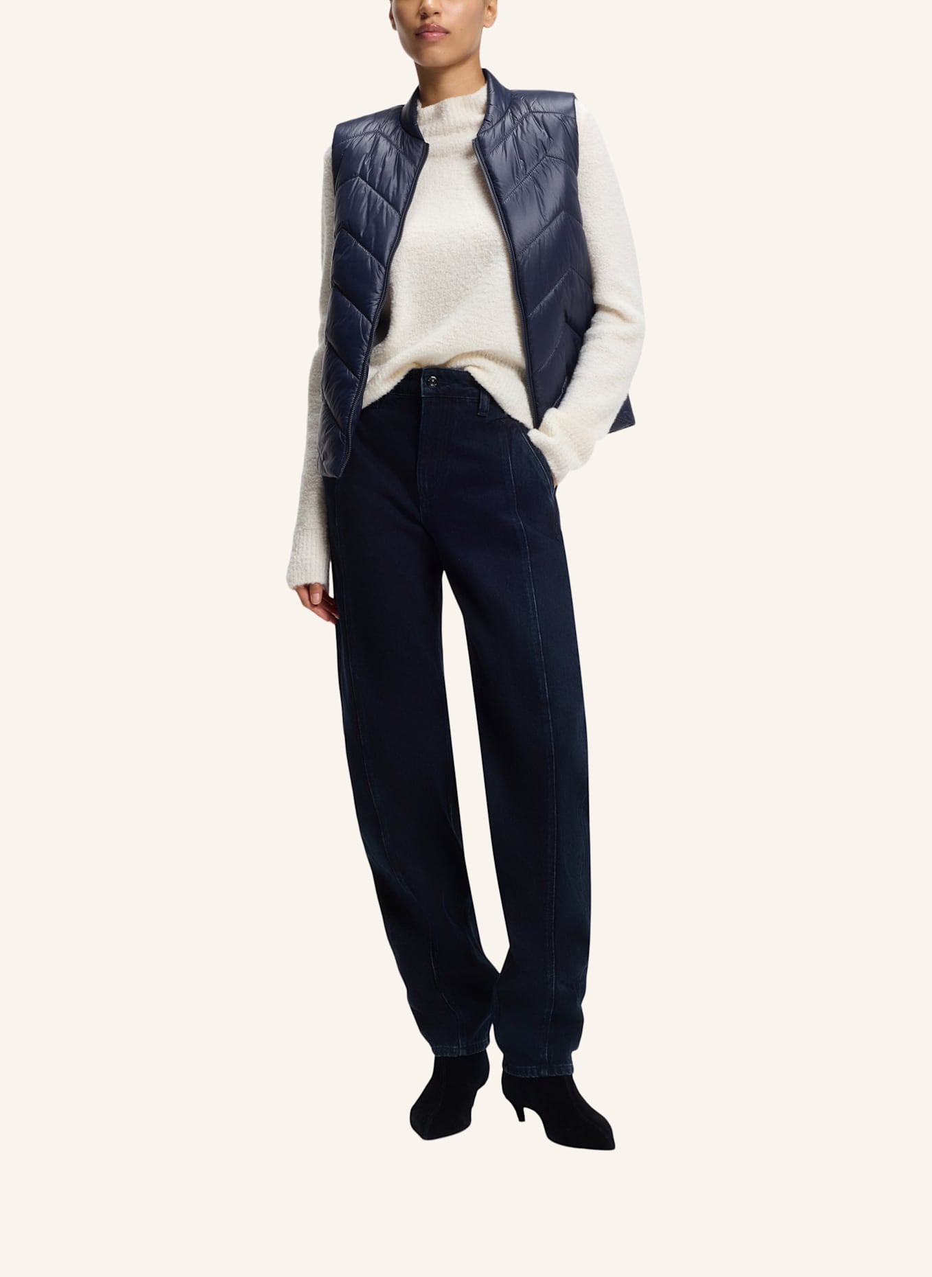 BOSS Casual Jacke C_PALATTINI Regular Fit: DUNKELBLAU