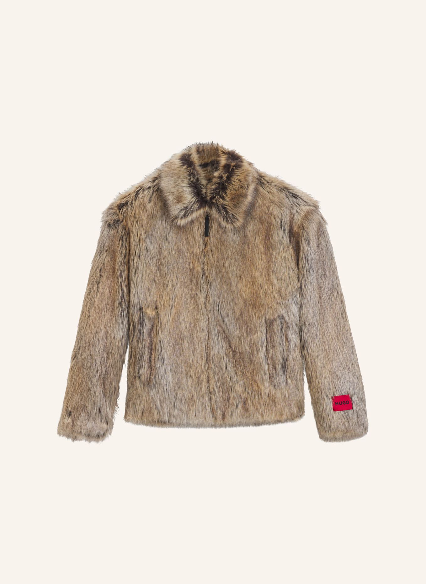 HUGO Casual Jacke BRYAN2541 Relaxed Fit: HELLBRAUN