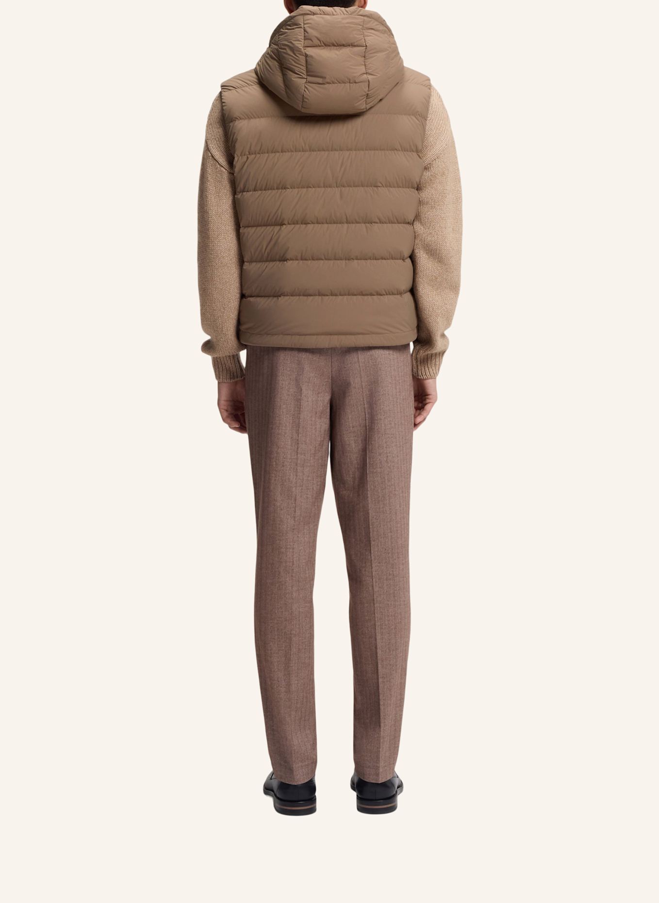 BOSS Daunenjacke L-DAMEST Regular Fit: BEIGE