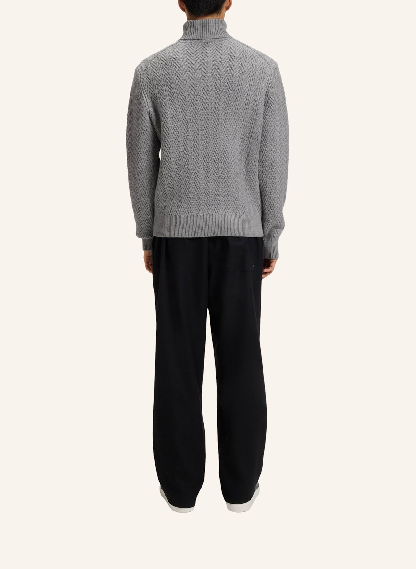 BOSS Pullover H-HATILO Regular Fit: SILBER