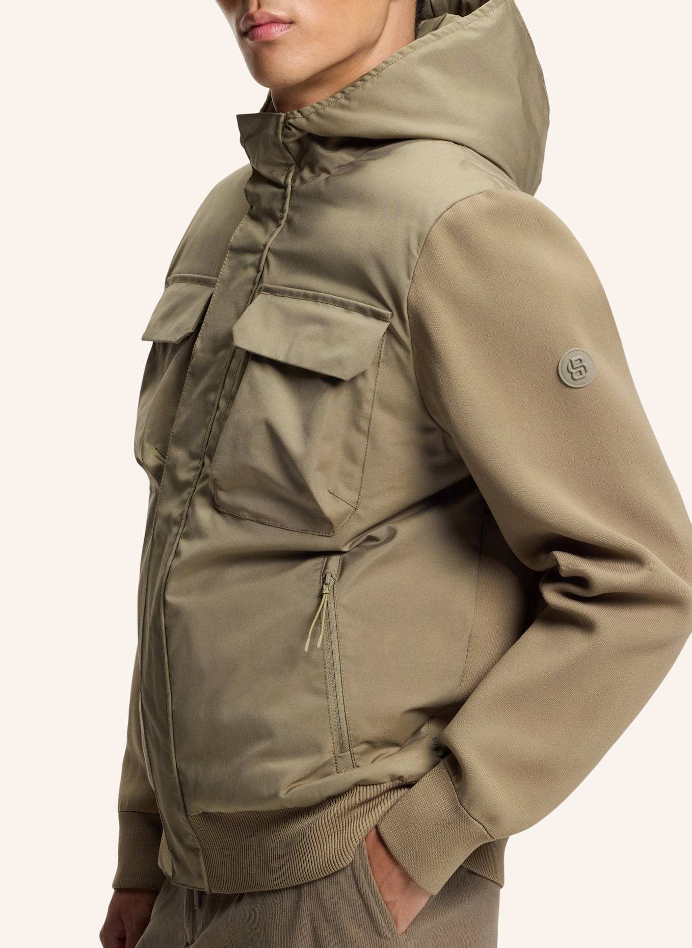 BOSS Casual Jacke P-HICONO Regular Fit: BRAUN