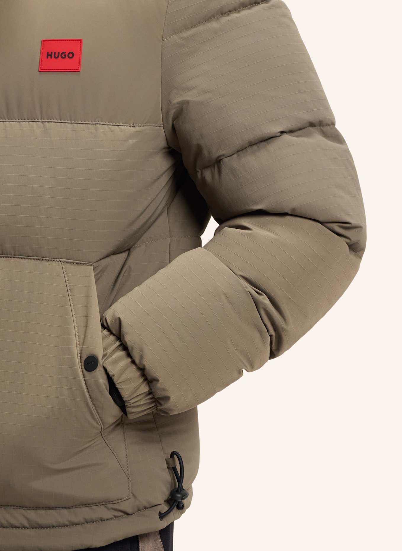 HUGO Casual Jacke BALTO2541 Regular Fit: GRAU