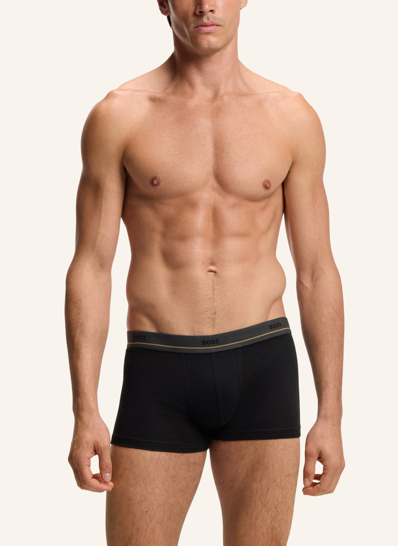 BOSS Boxershort TRUNK 5P ESSENTIAL: SCHWARZ