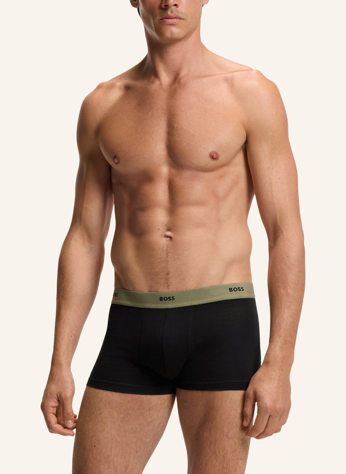 BOSS Boxershort TRUNK 5P ESSENTIAL: SCHWARZ