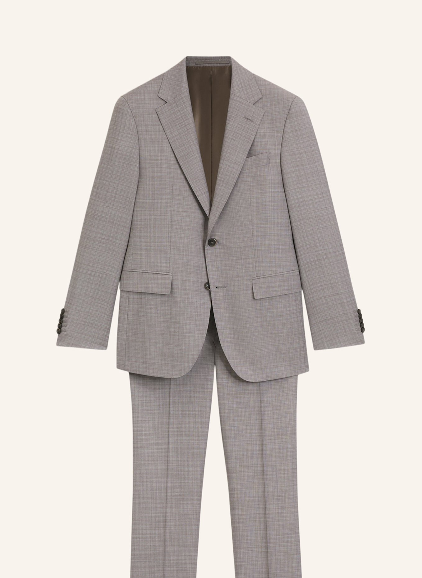 BOSS Business Anzug L-JARROD-2PCS-241 Regular Fit: KHAKI