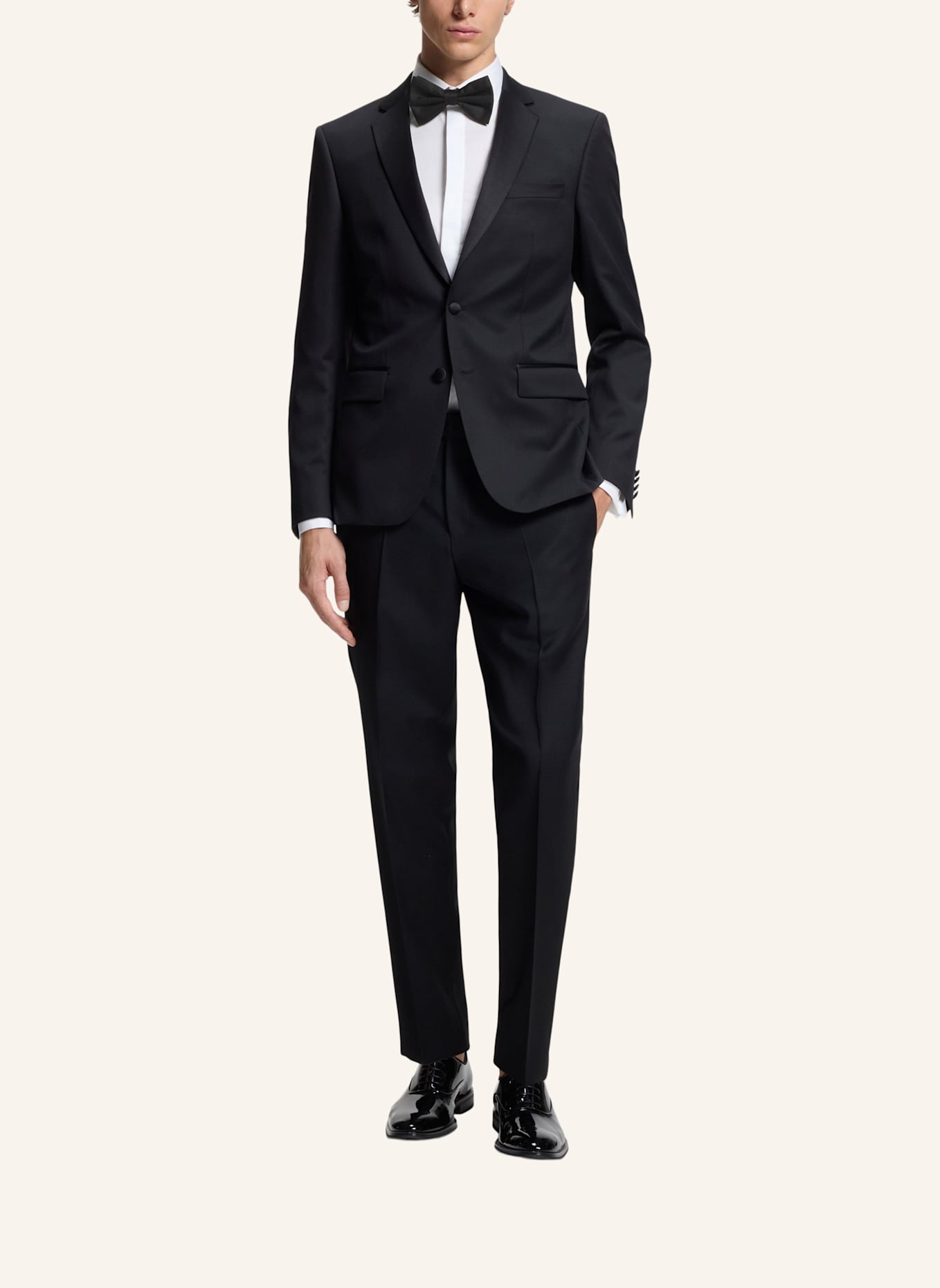 BOSS Business-Schnürschuh DERREK_OXFR_PAGG: SCHWARZ