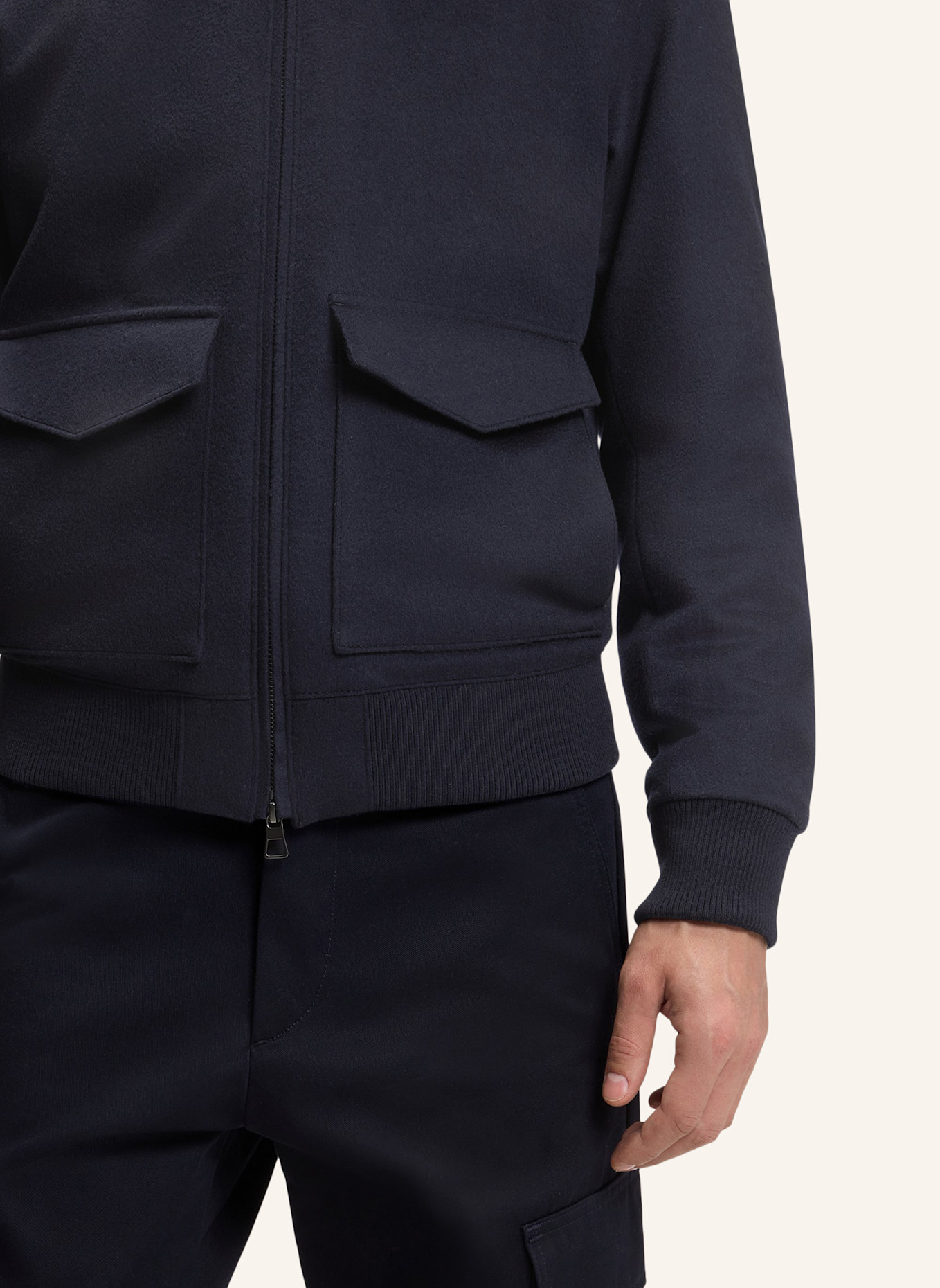 BOSS Casual Jacke CINSUN_DB: DUNKELBLAU