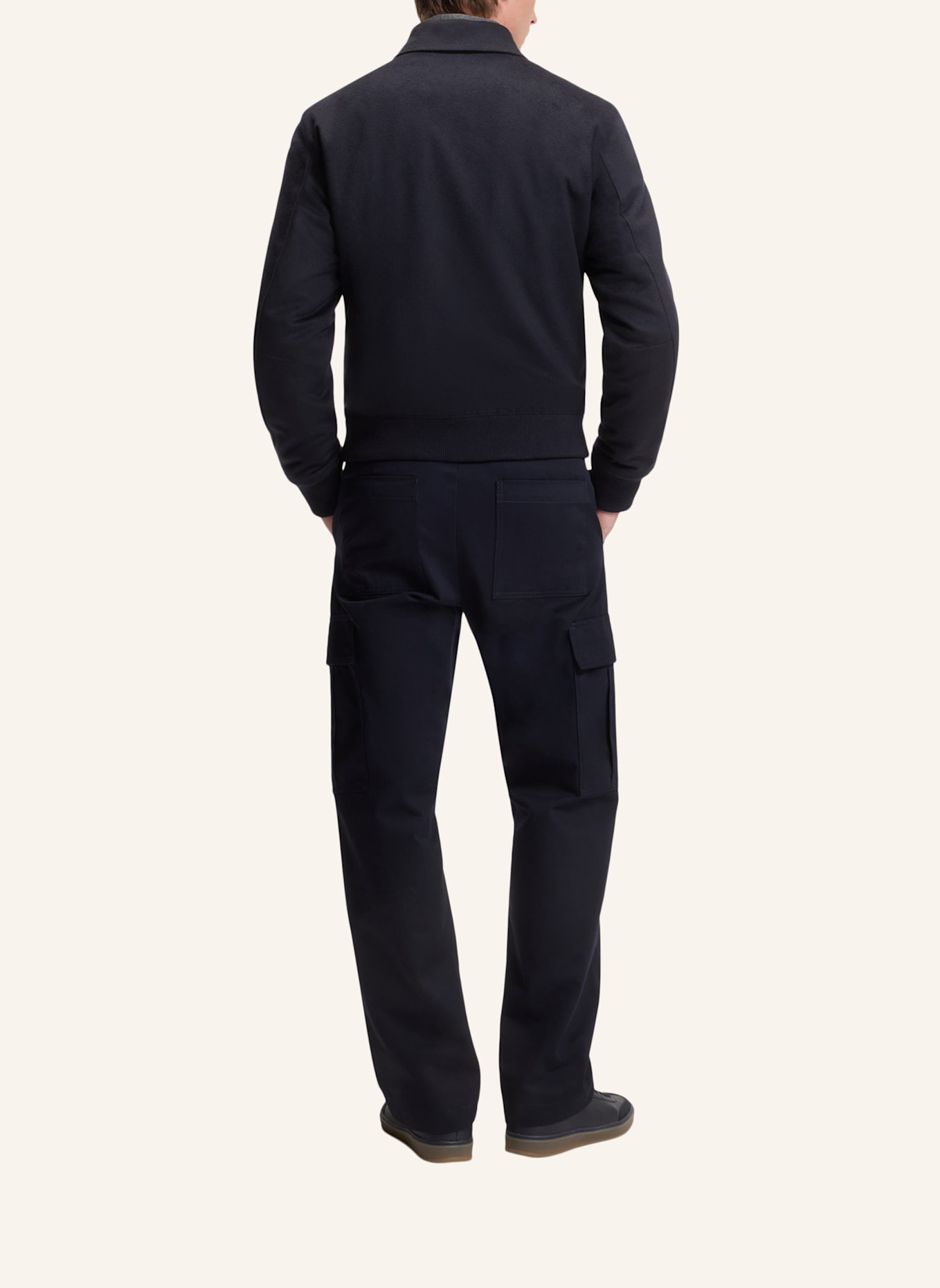 BOSS Casual Jacke CINSUN_DB: DUNKELBLAU