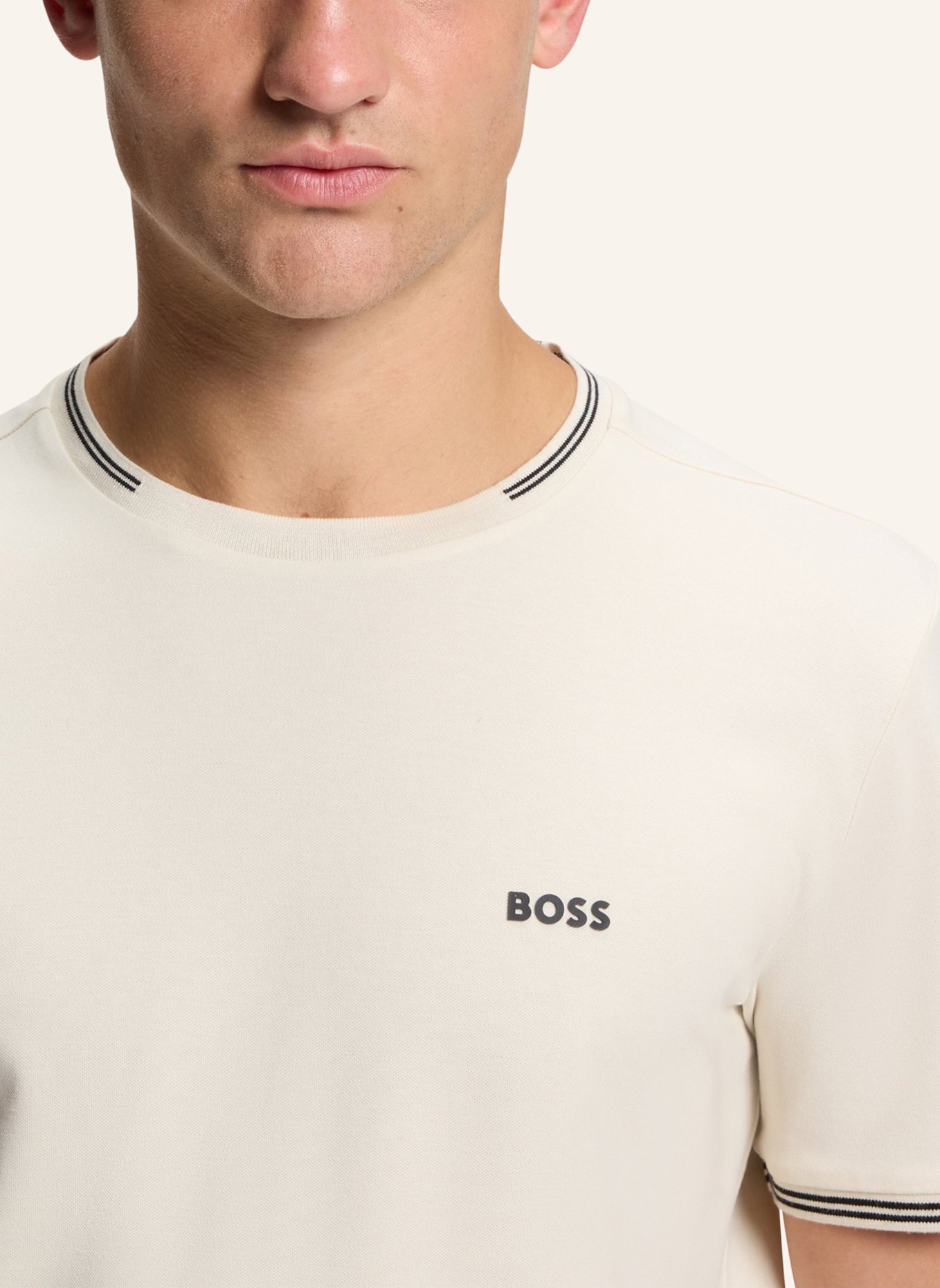 BOSS T-Shirt TAUL: WEISS