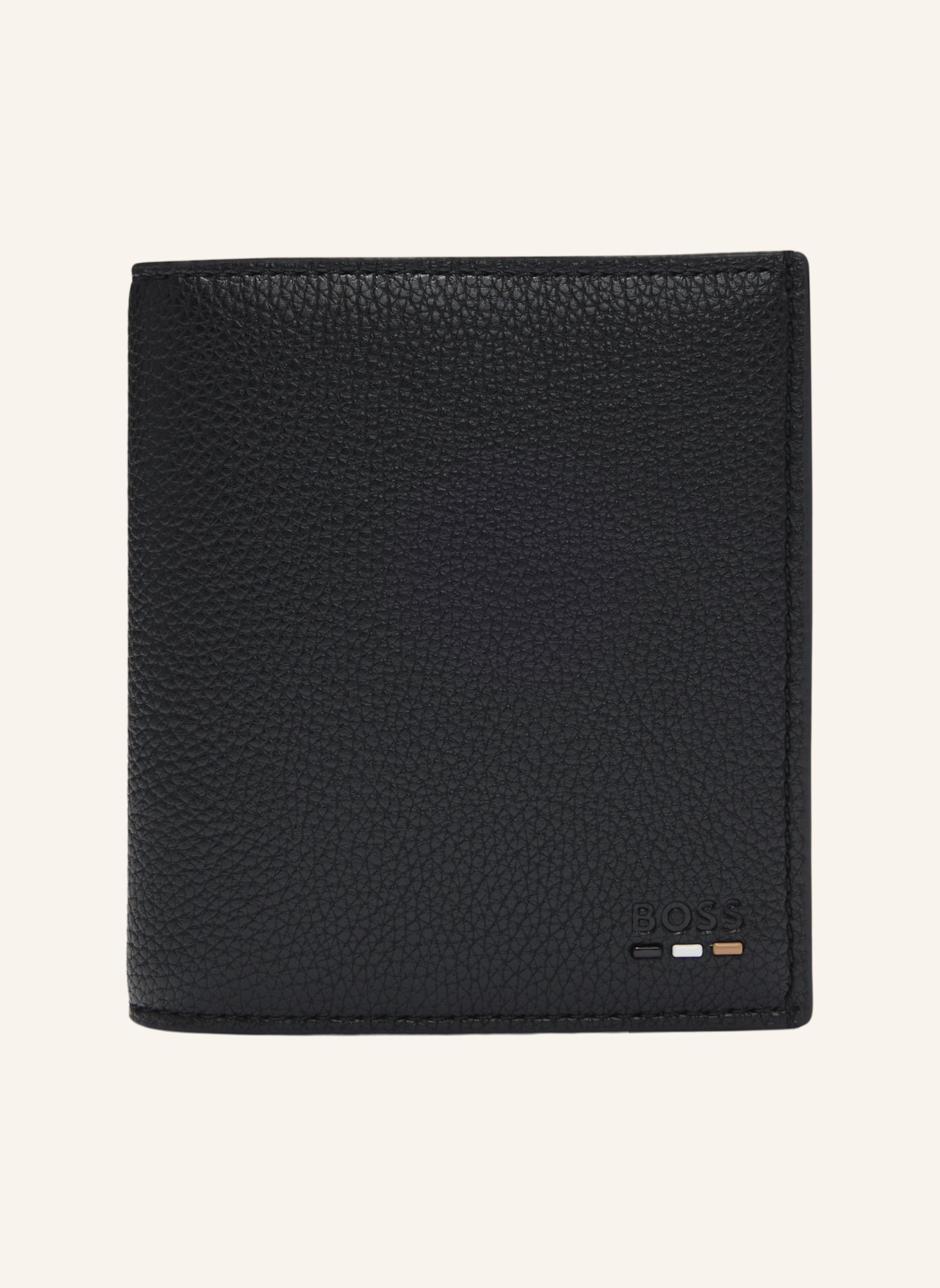 BOSS Brieftasche RAY_FLAT TRIFOLD: SCHWARZ