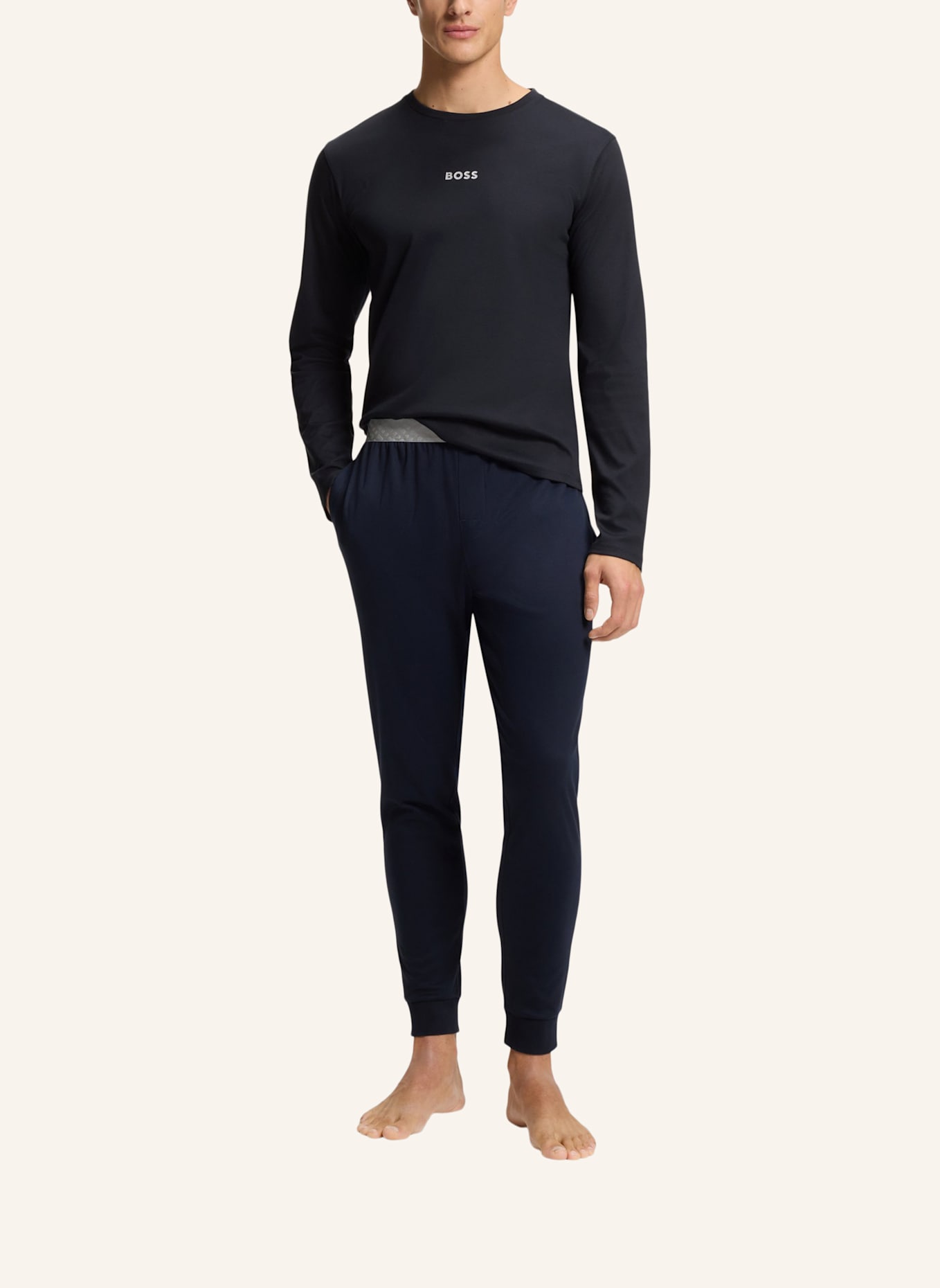 BOSS Schlafanzug XMAS: DUNKELBLAU