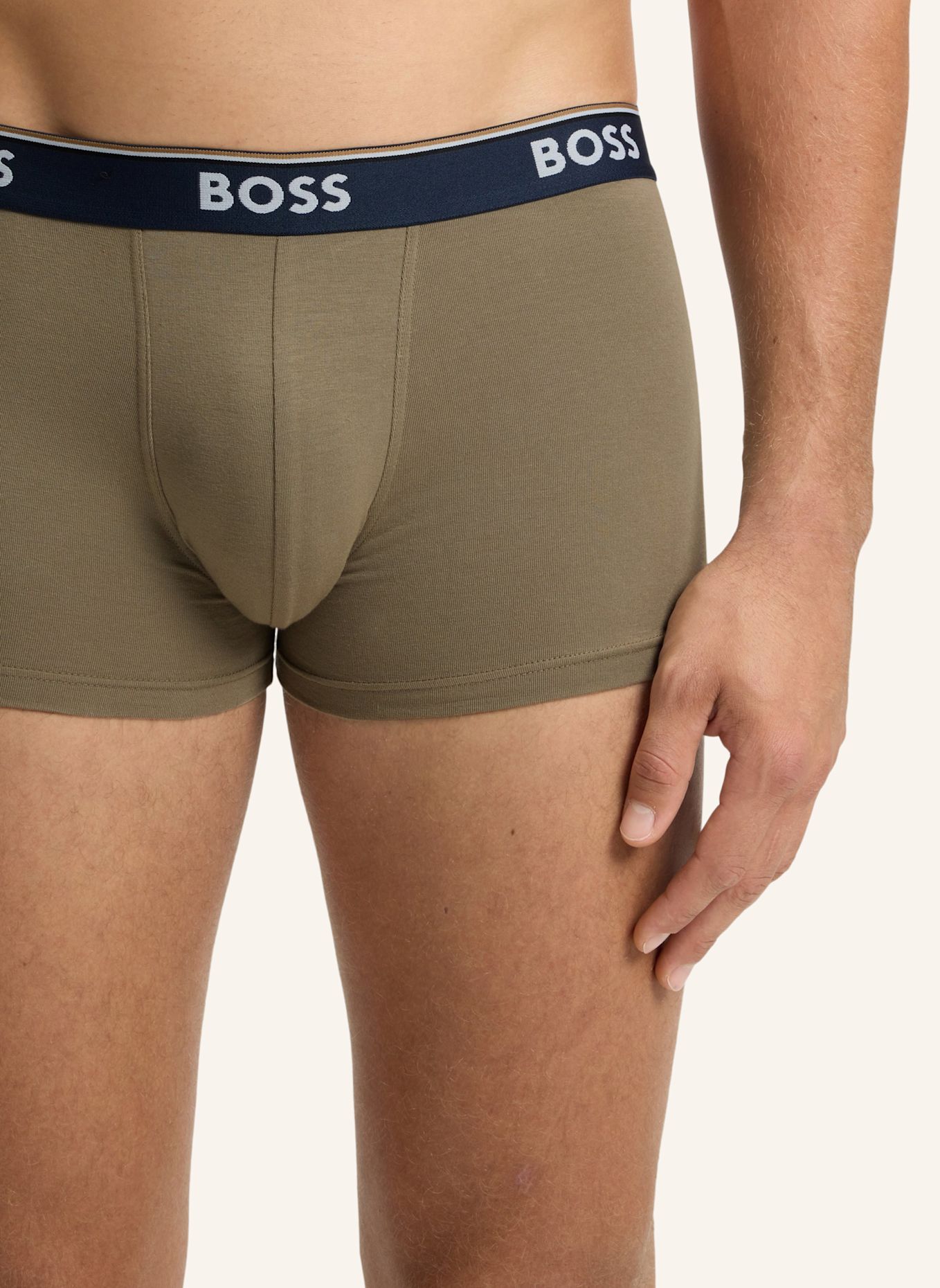 BOSS Boxershort TRUNK 3P POWER: WEISS