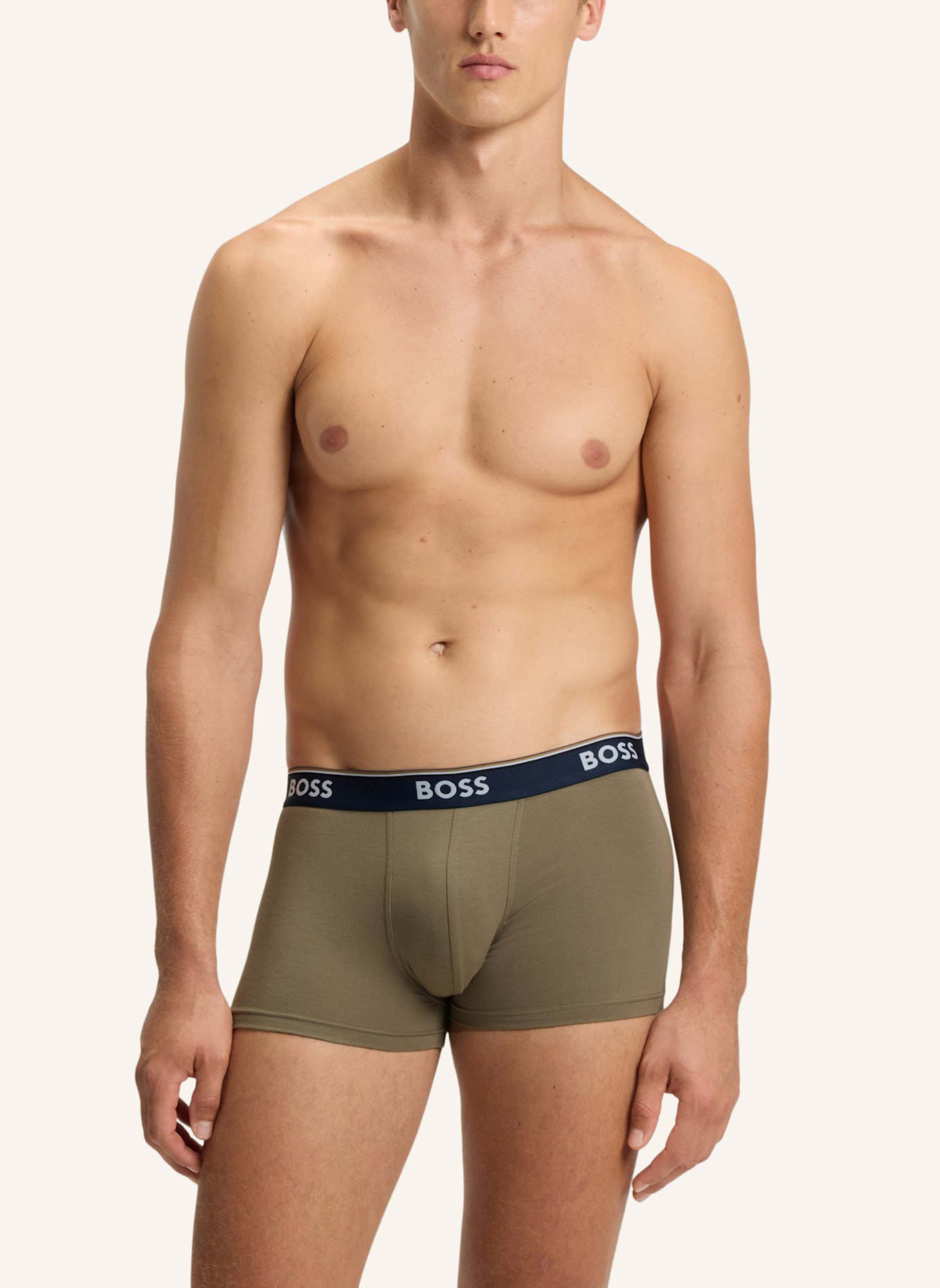BOSS Boxershort TRUNK 3P POWER: WEISS