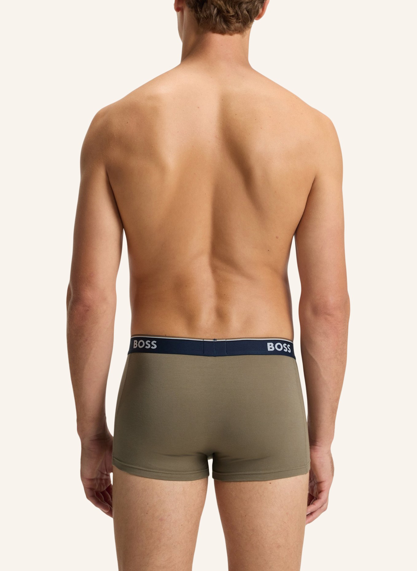 BOSS Boxershort TRUNK 3P POWER: WEISS
