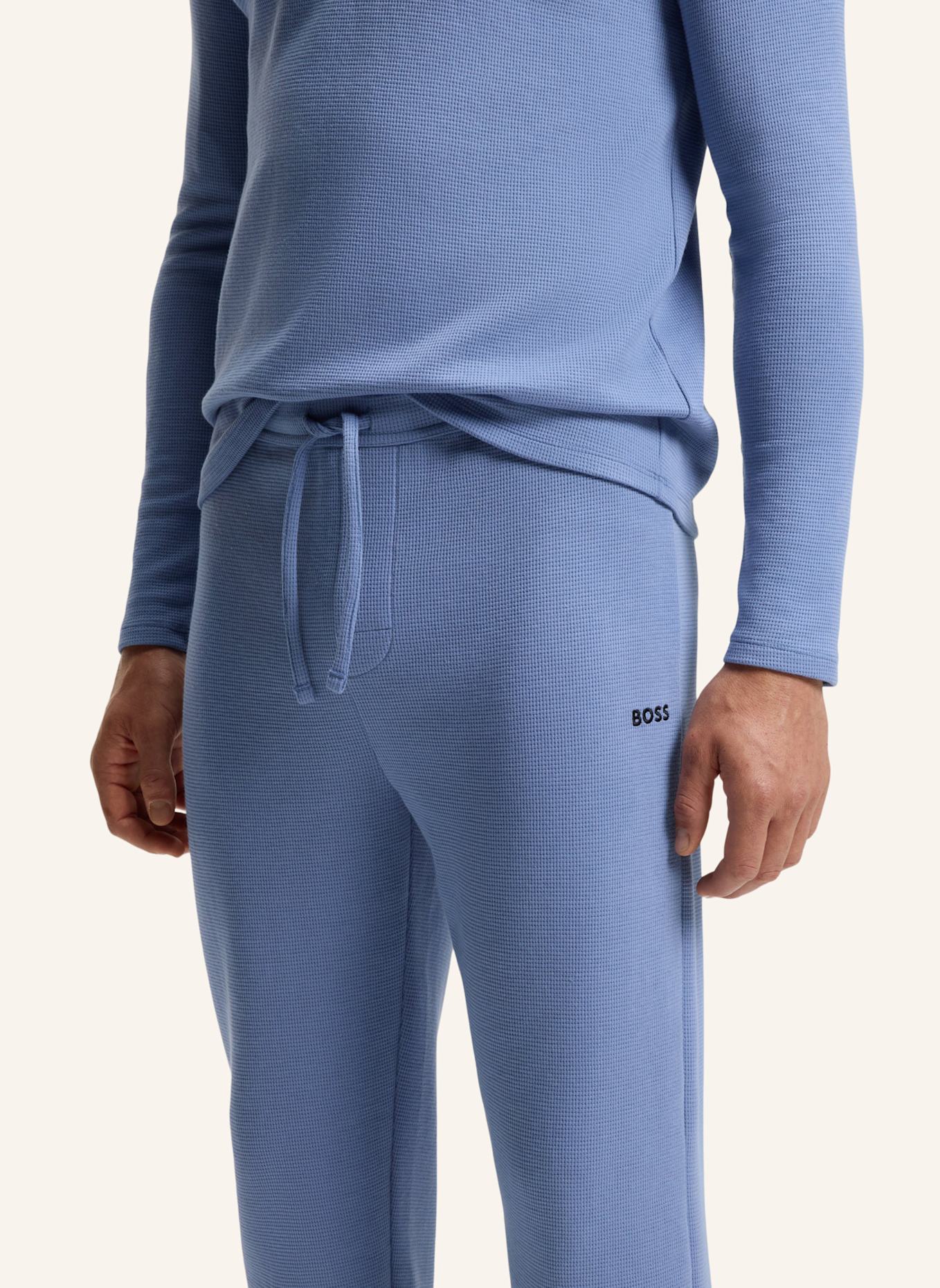 BOSS Schlafhose WAFFLE: HELLBLAU