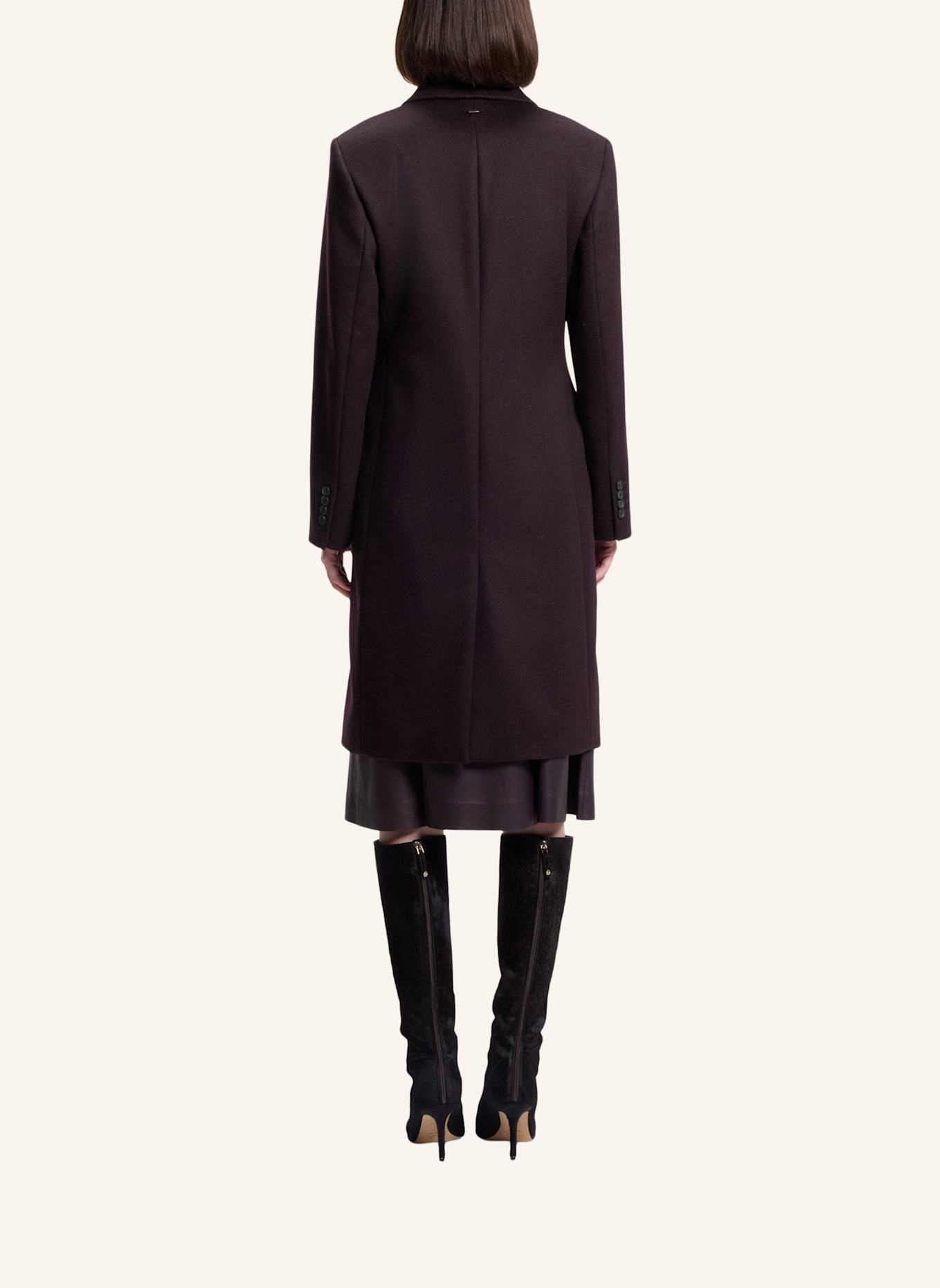 BOSS Mantel CLASSIN: DUNKELLILA